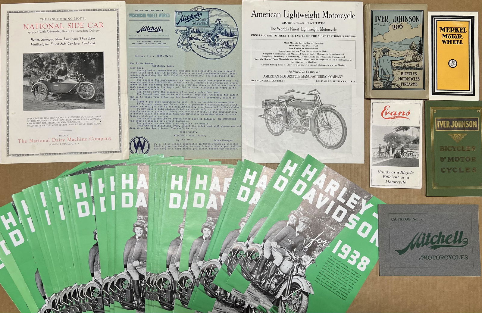 Early motorcycles brochures - 1903-1938 (1 of 2)