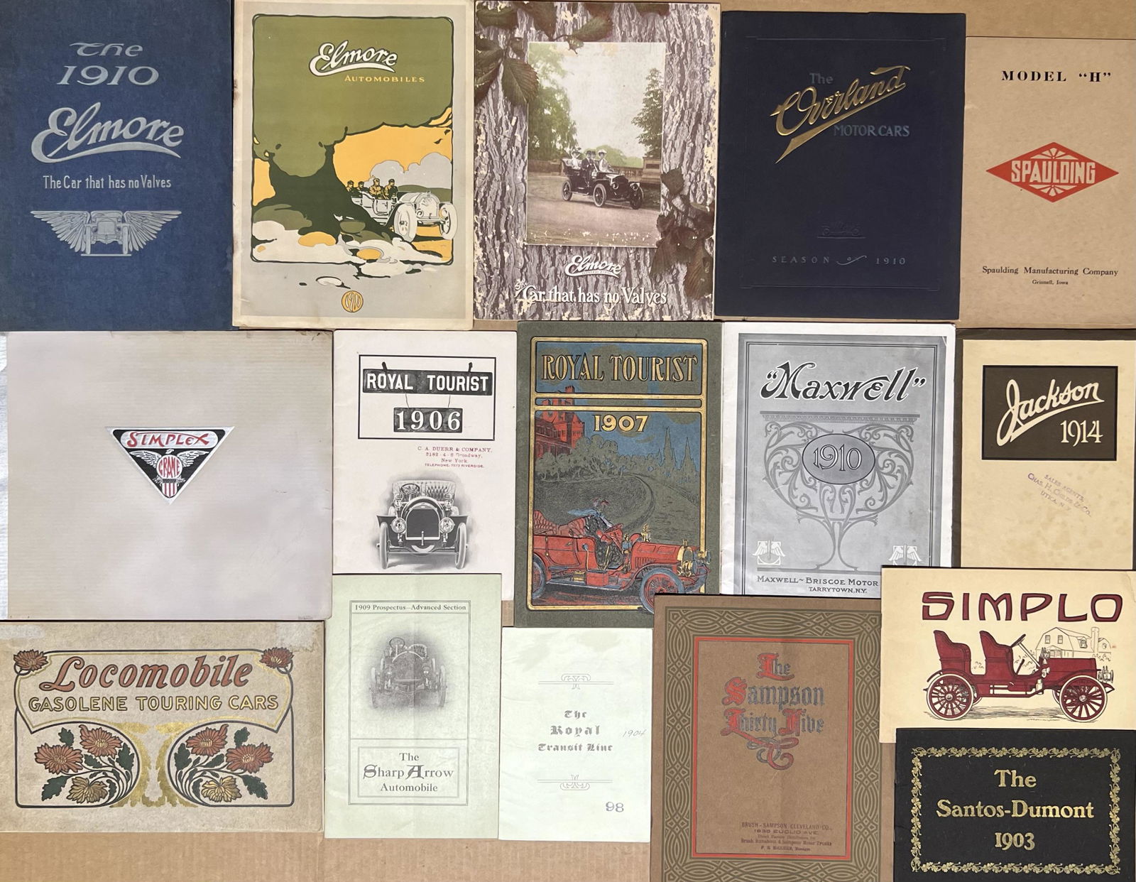 1903-1915 brochures - seventeen total (1 of 2)
