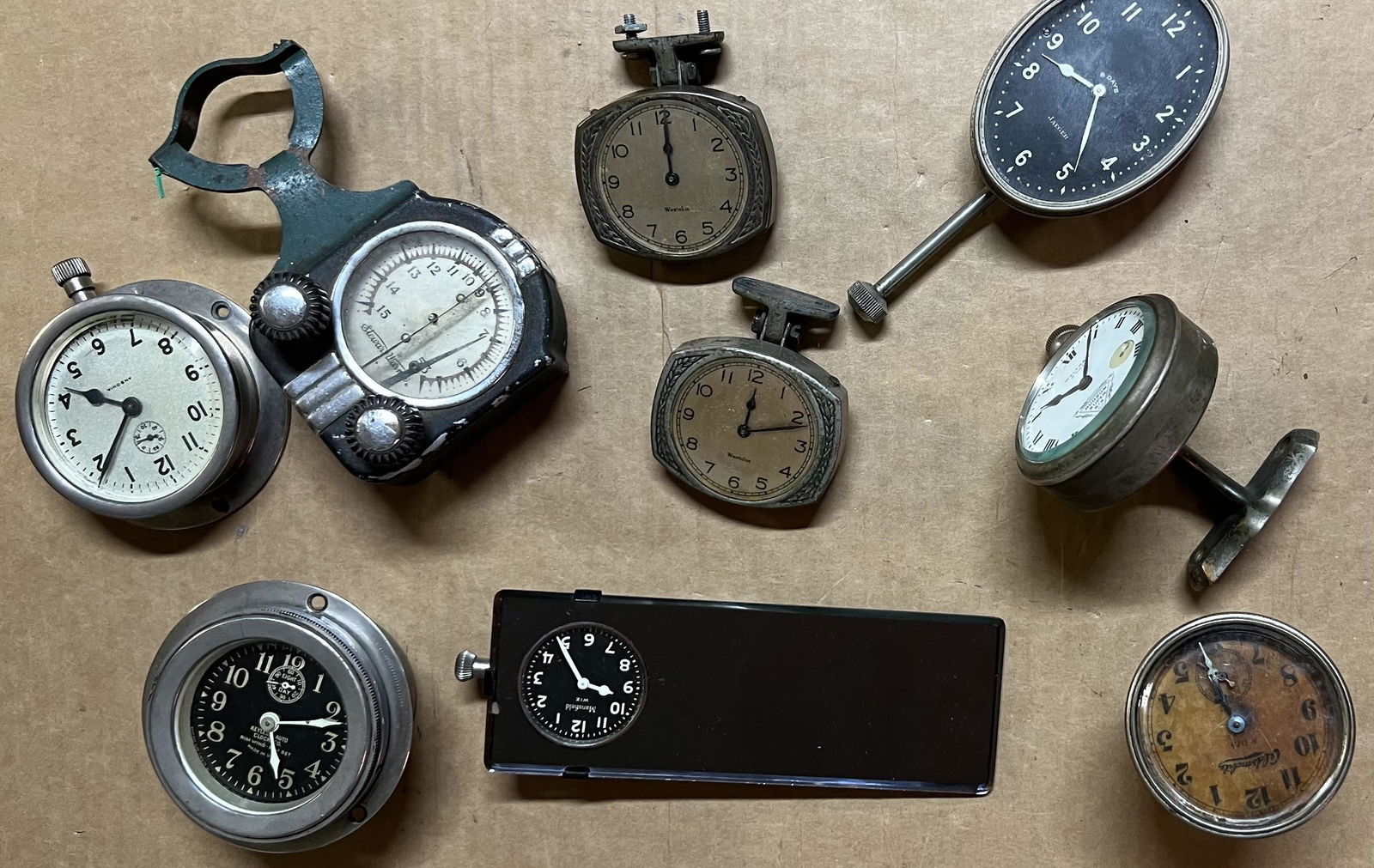 Auto clocks, radio head, stop watches (1 of 2)