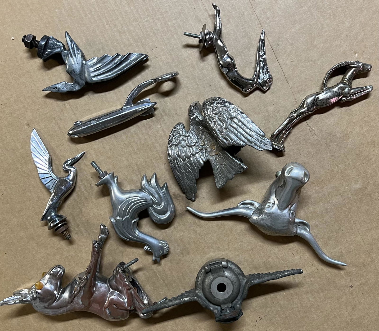 Lot of accessory mascots, NOS and used, ten total (1 of 1)