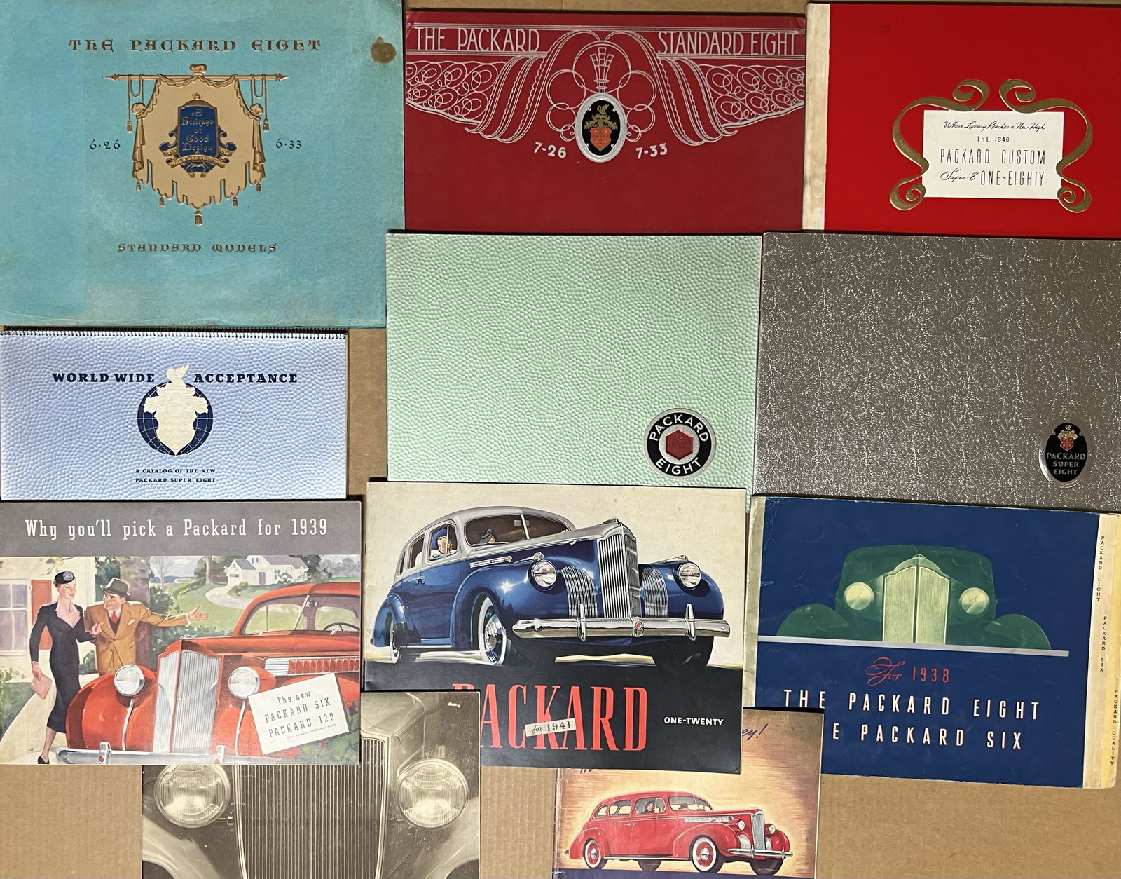 Eleven Packard brochures from 1929-141 (1 of 3)