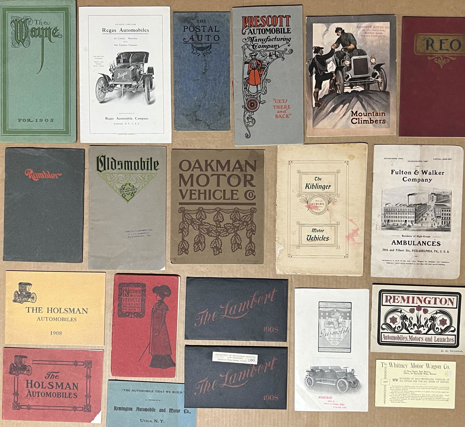 Twenty brochures from 1897-1909 (1 of 2)
