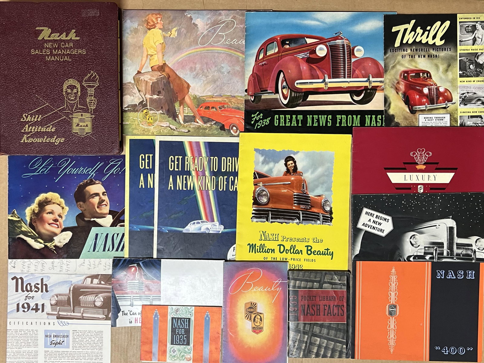 Sixteen 1934-1949 Nash items (1 of 2)