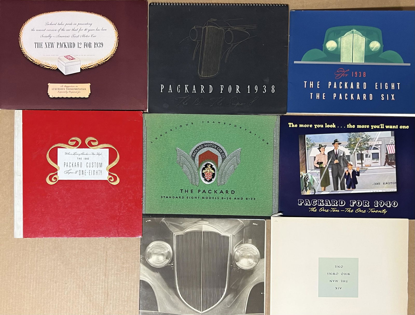 1931-1940 Packard items - eight total (1 of 2)