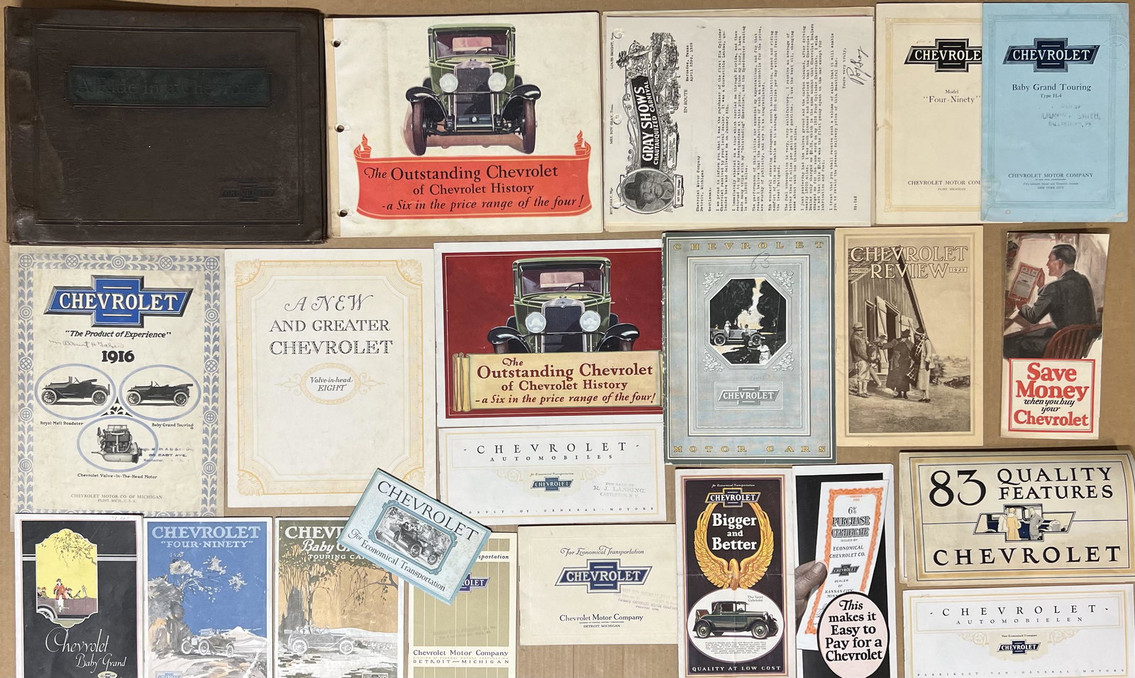 1916-1929 Chevrolet items - 20 items (1 of 2)