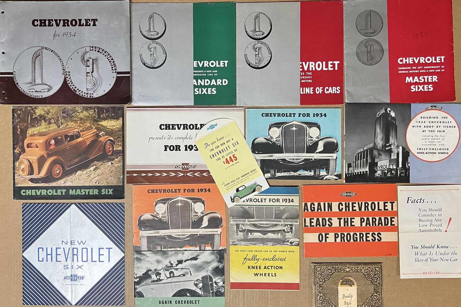 1933-1934 Chevrolet items - 15 total (1 of 2)