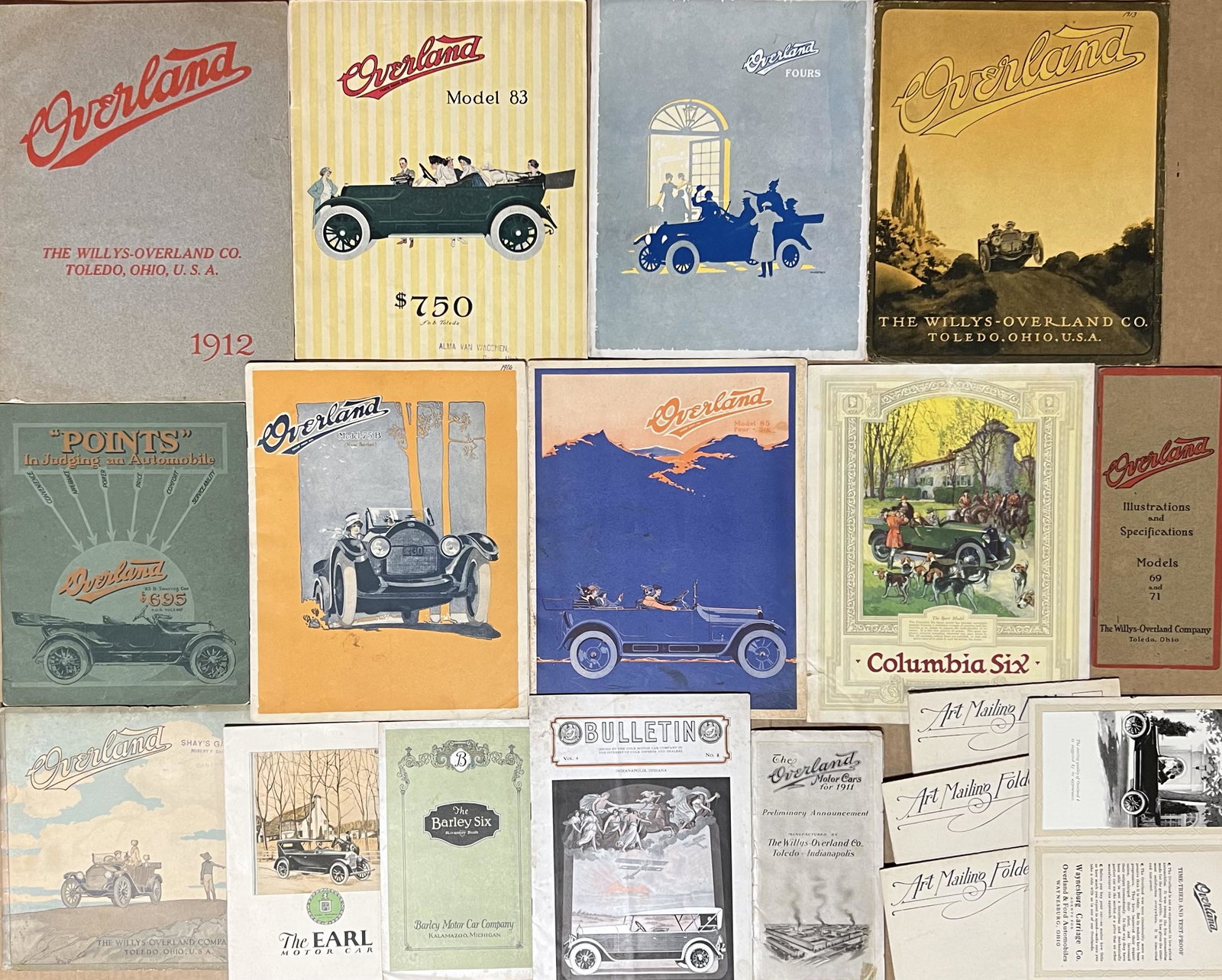 Twenty seven 1911-1926 brochures (1 of 2)