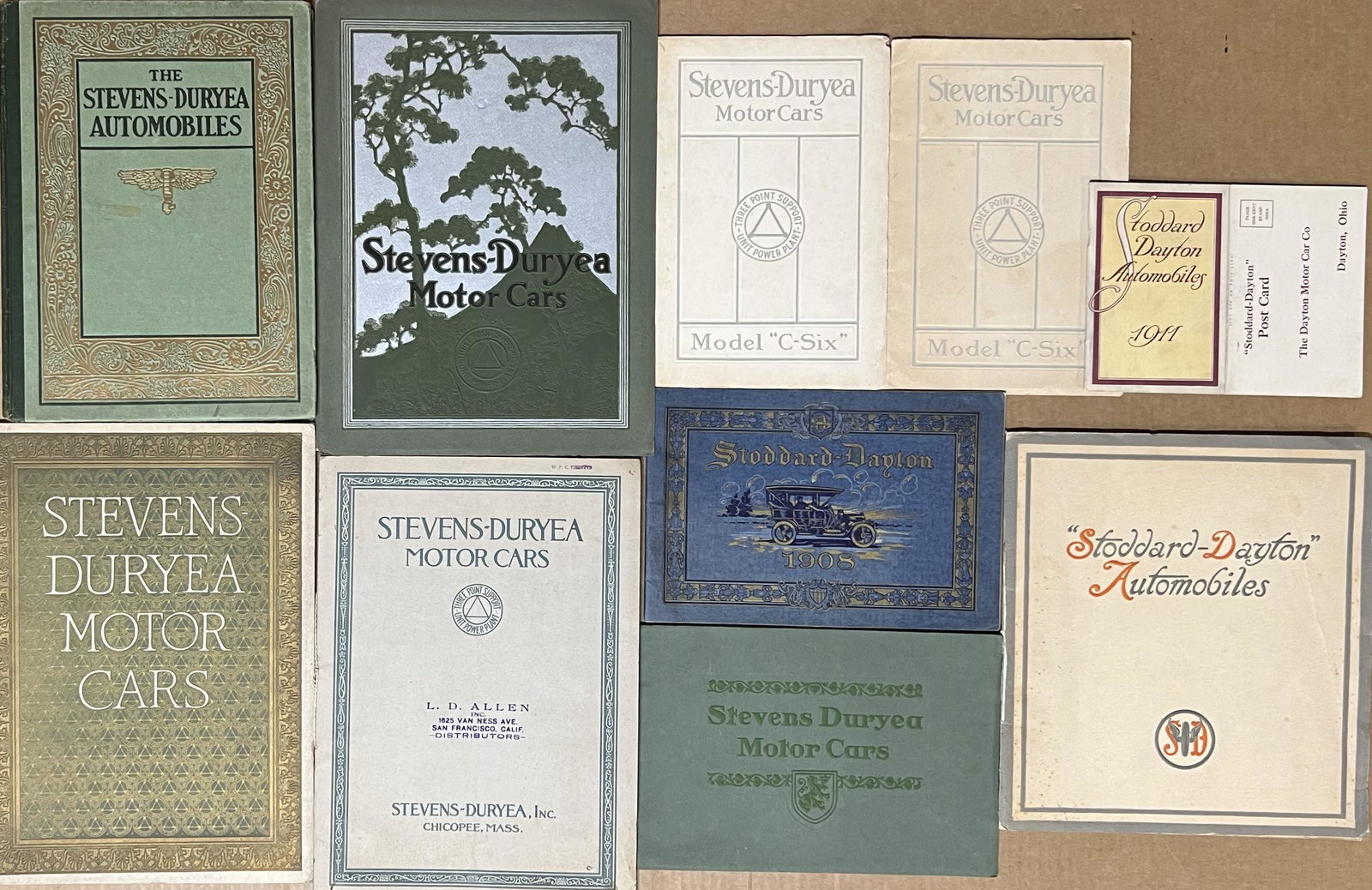 Stevens Duryea and Stoddard Dayton catlogs (1 of 2)