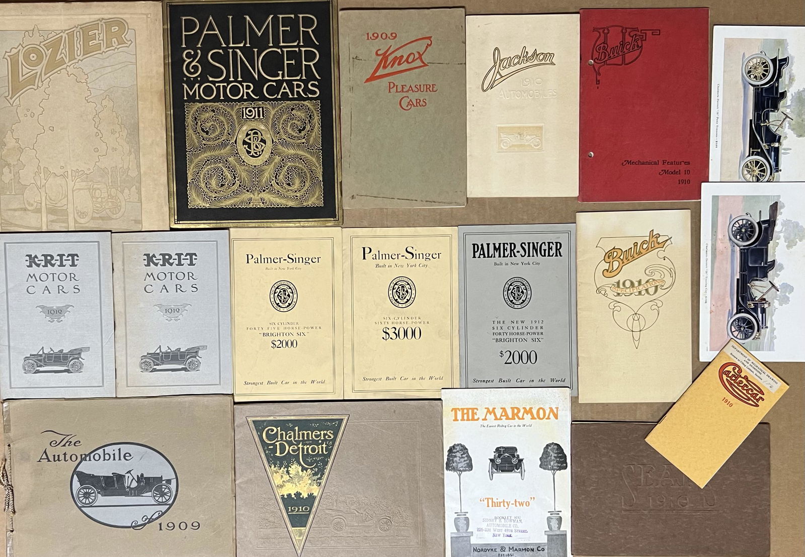Sixteen brochures from 1909-1912 (1 of 2)