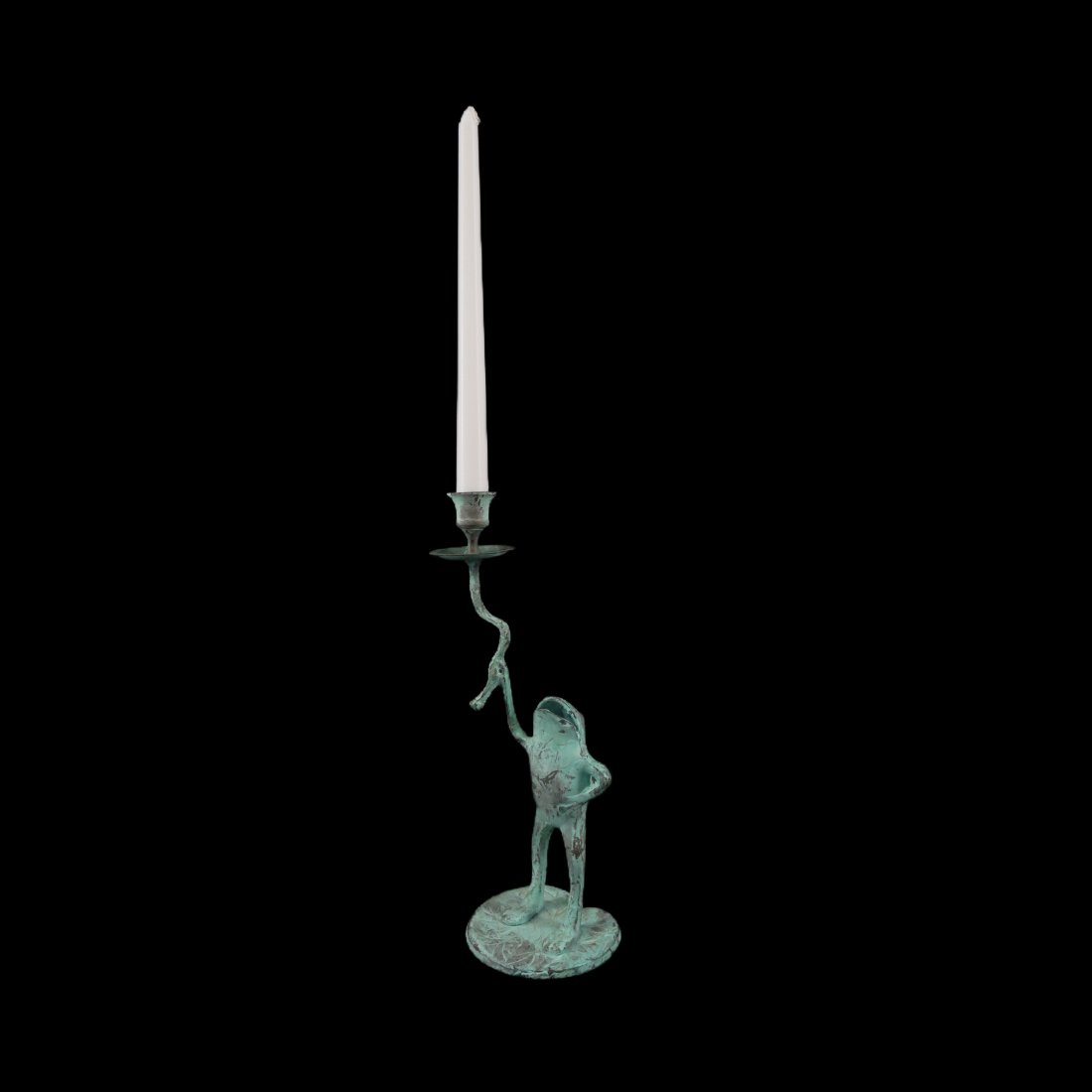 Metal Frog Candlestick (1 of 4)