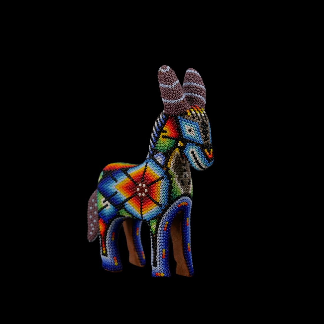 Mexican Hand-Beaded Donkey (1 of 6)