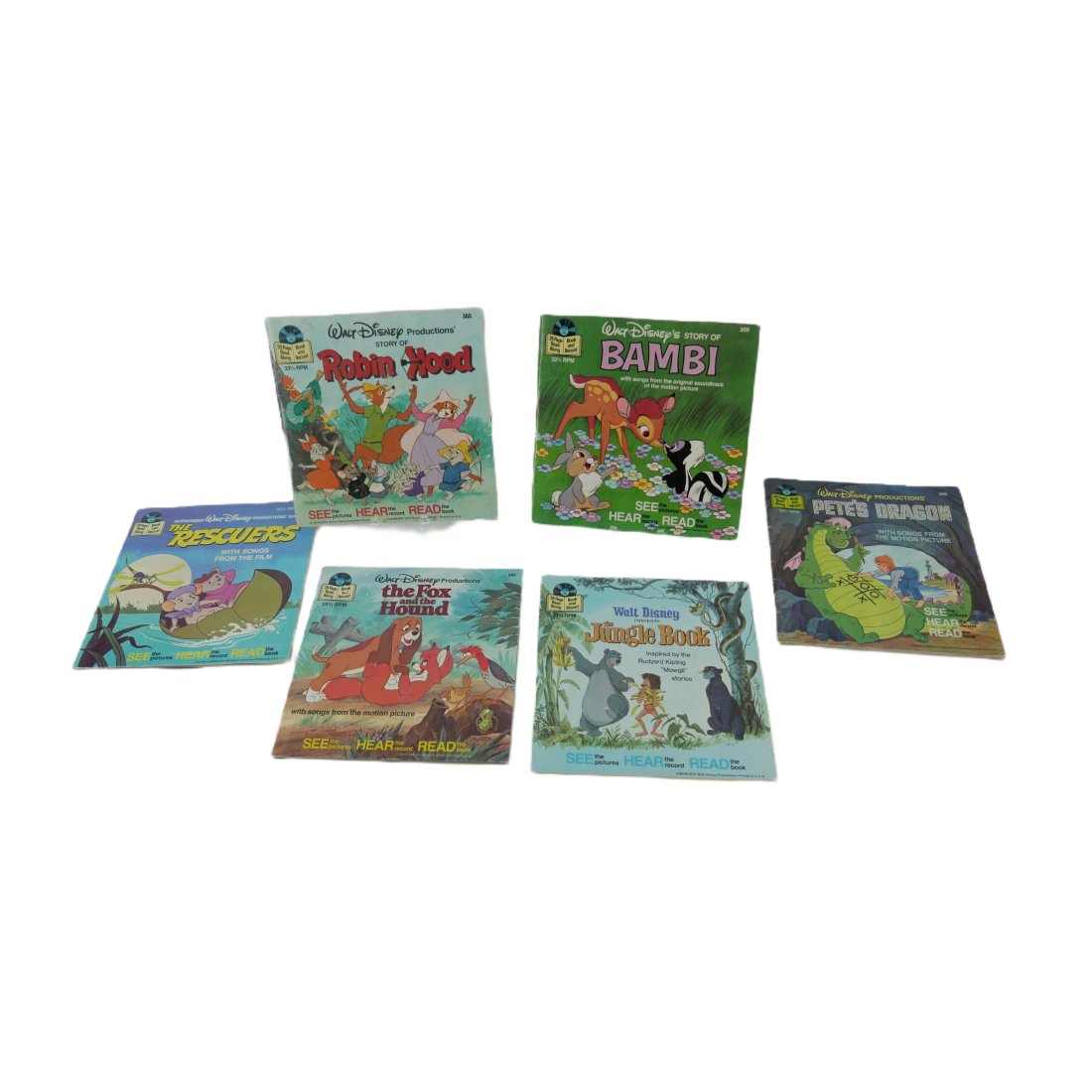 Vintage Disney Books and Records (1 of 3)