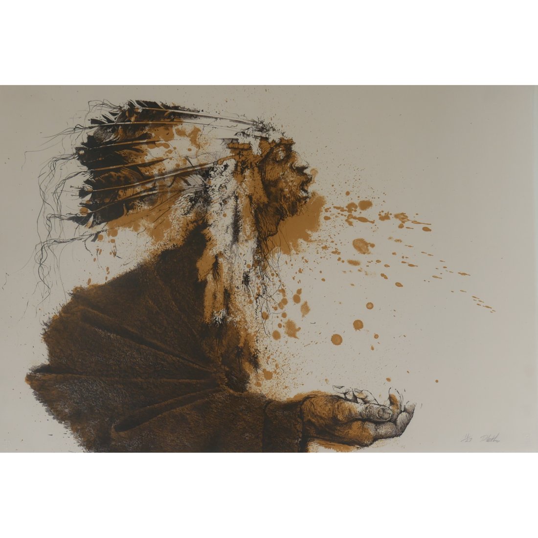 Limited Edition Signed Native American Print by Paul Pletka (b. 1946) (1 of 5)