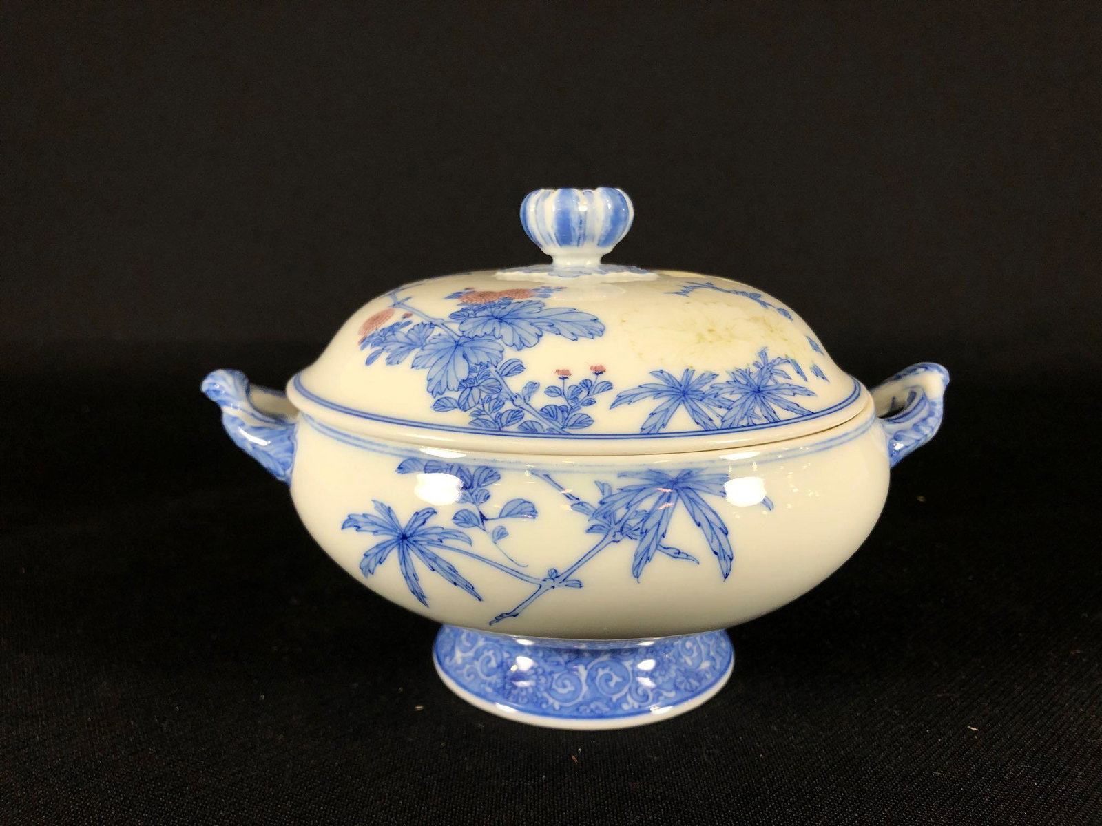 Kato, Shuhei, Meiji Seto Covered Bowl, Marked: 5-1/4" D x 5" T