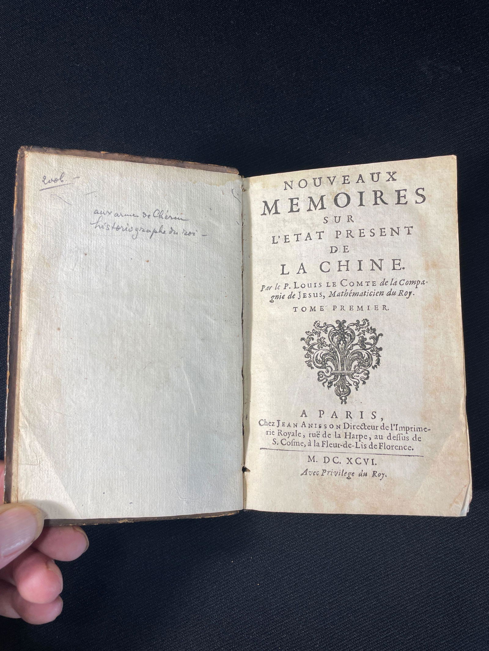 Le Comte, Father Louise,  "Nouveaux Memories Sur l' etat Present de La Chine" Volumes I & II (1 of 13)