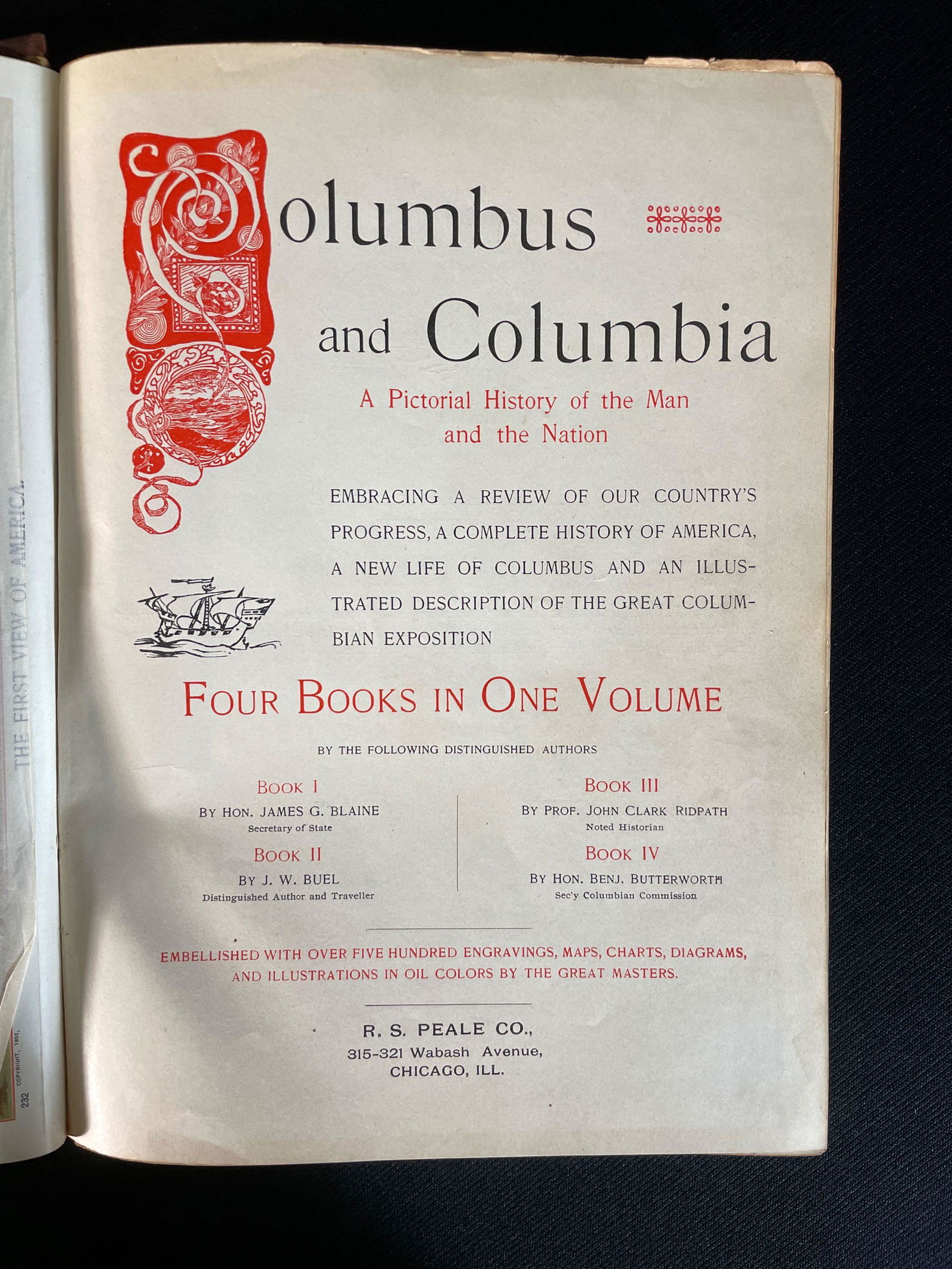 Columbus and Columbia: A Pictorial History of The Man and The Nation, 1892 (1 of 18)