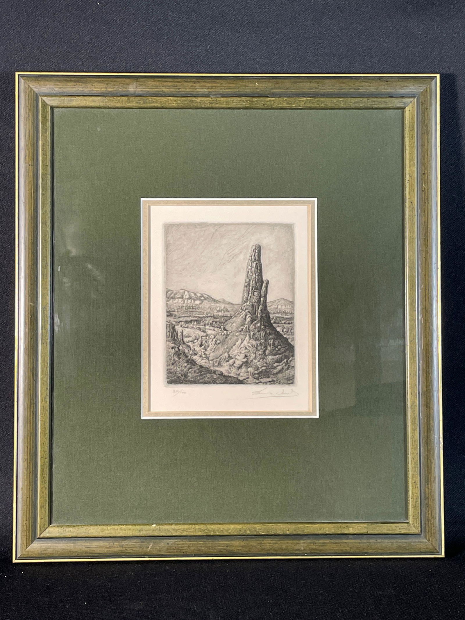 Thomas Wood (American) Signed and Numbered Etching 1994 #20/100 (1 of 5)