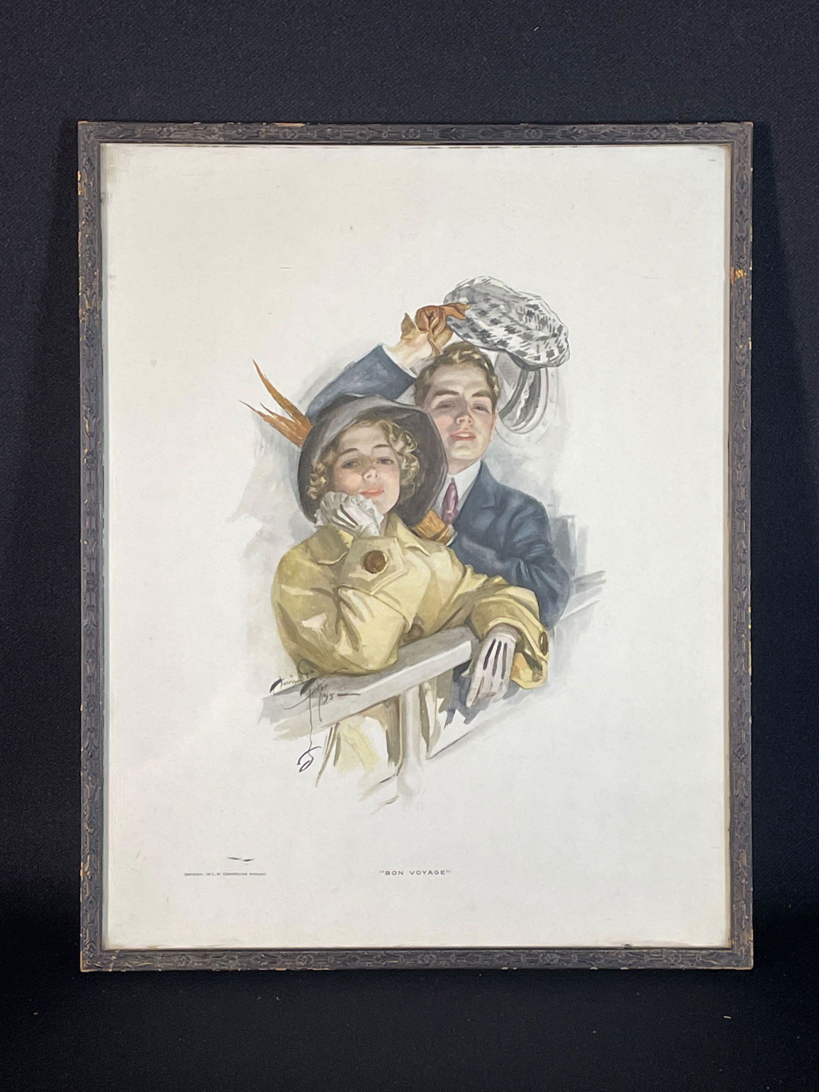 (2) Cosmopolitan Prints by (Harrison Fisher American 1875-1934) (1 of 13)