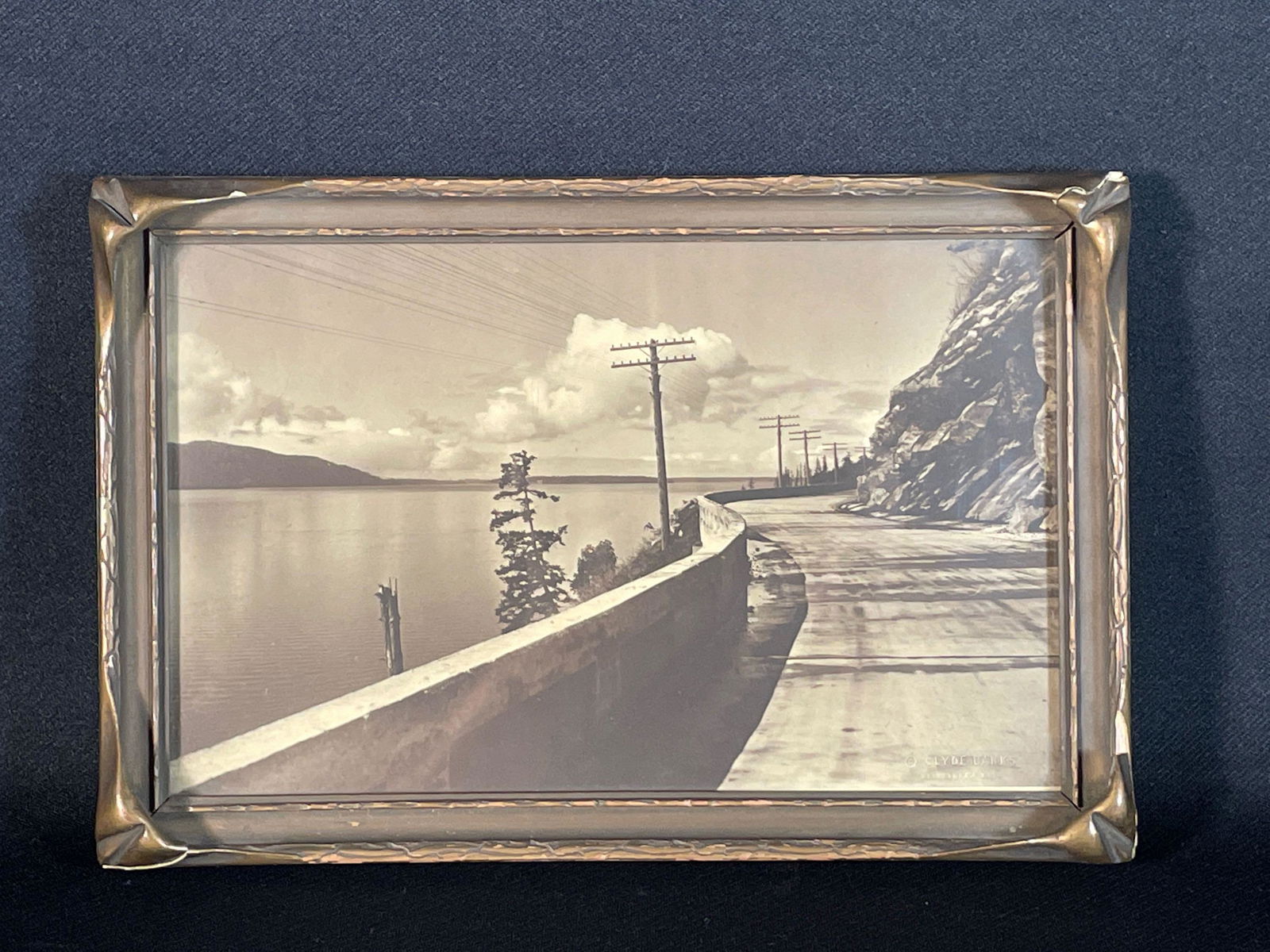 Chuckanut Drive Photograph by Clyde Banks (American, 1893-1977),  Original Bat Wing Frame (1 of 4)