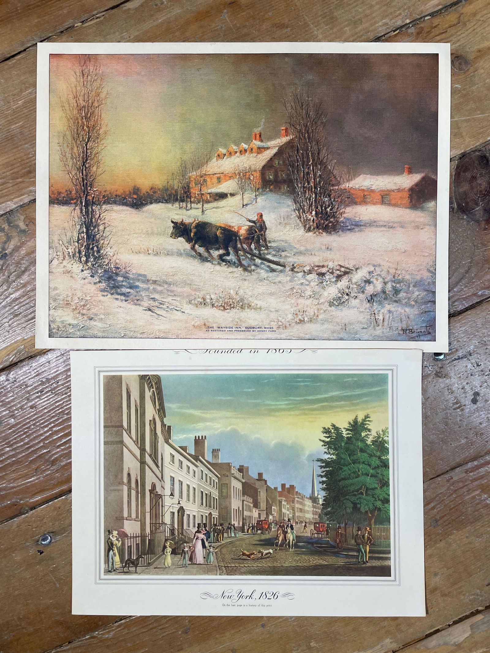 (2) Vintage Prints (1 of 4)