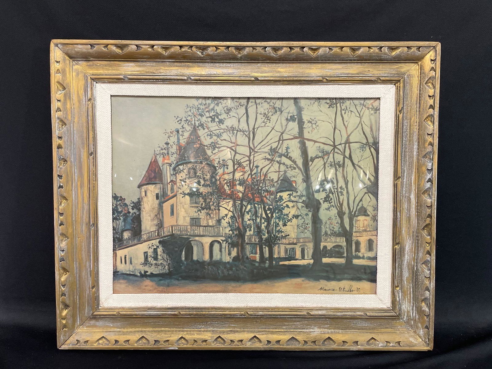 Maurice Utrillo (French 1883 - 1955) Framed Print Of Church (1 of 3)
