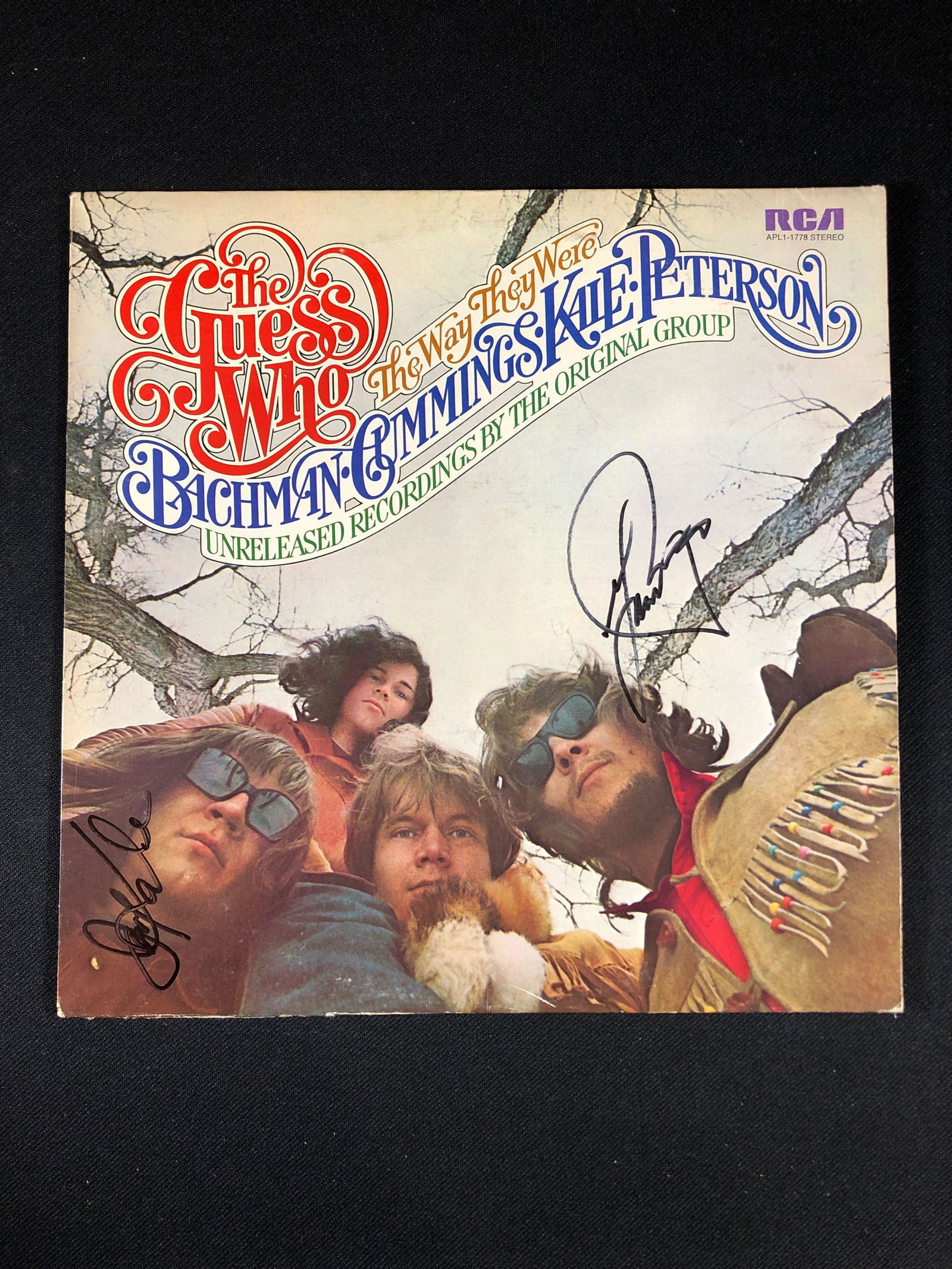 The Guess Who "The Way We Were" Autographed Album Signed by Jim Kale and Randy Bachman: ...