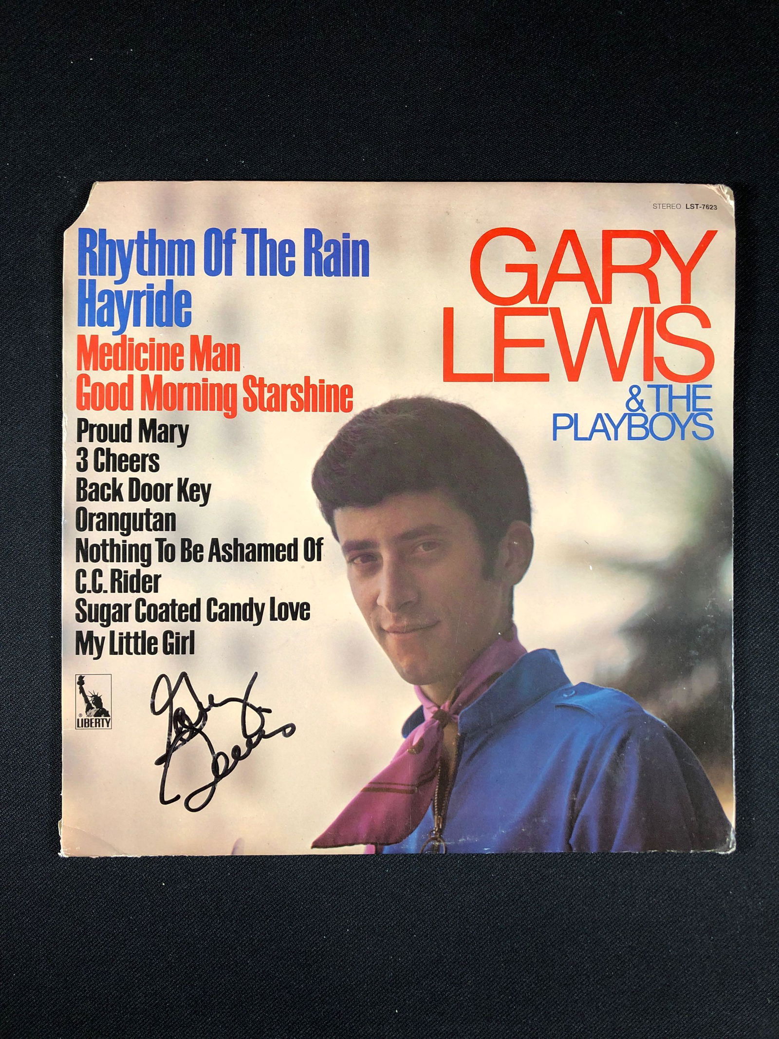 Gary Lewis and The Playboys "Rhythm of The Rain/ Hayride " Autographed Album Signed by Gary Lewis (1 of 8)