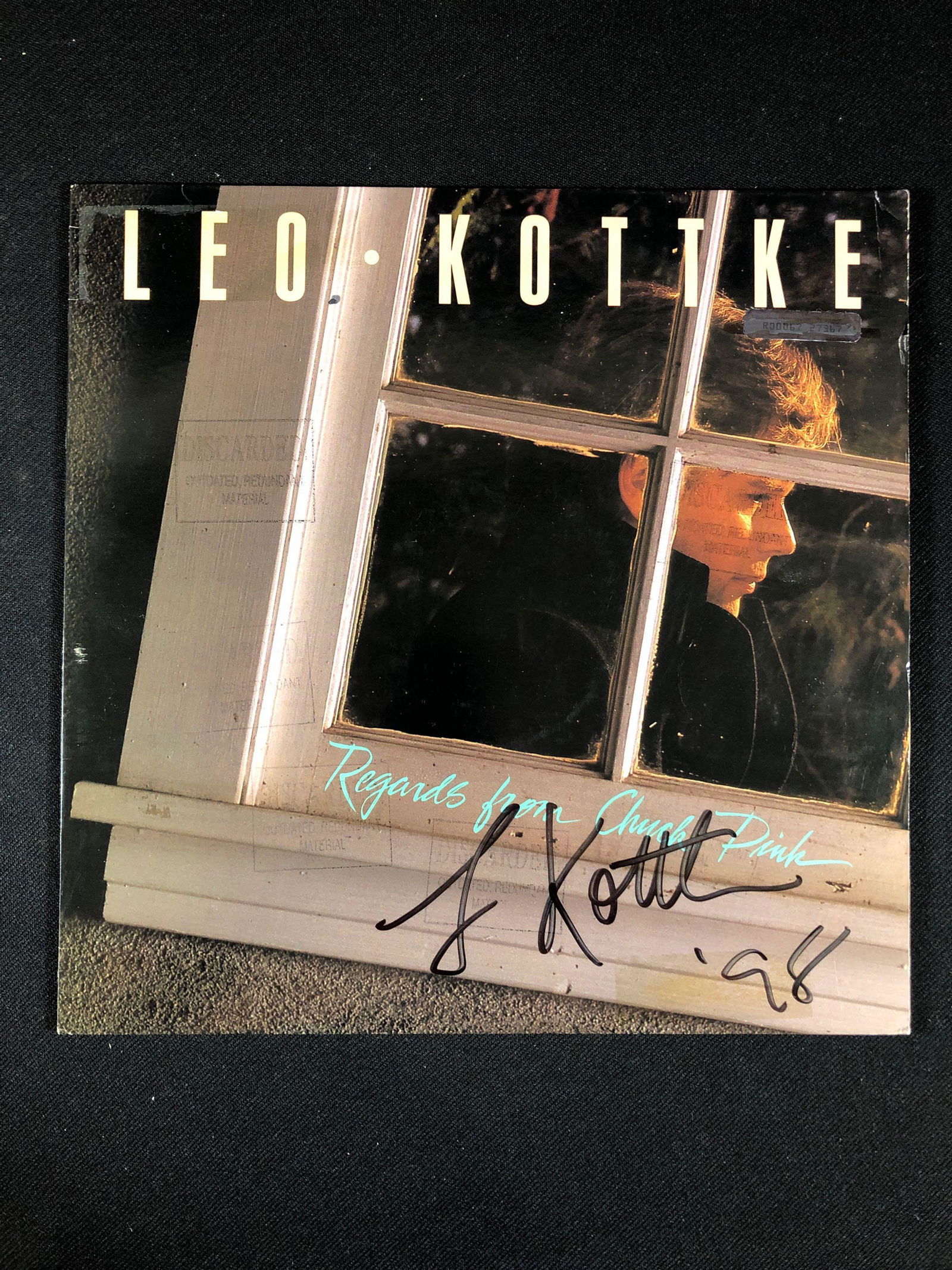 Leo Kottke "Regards From Church Pink" Autographed Album (1 of 6)