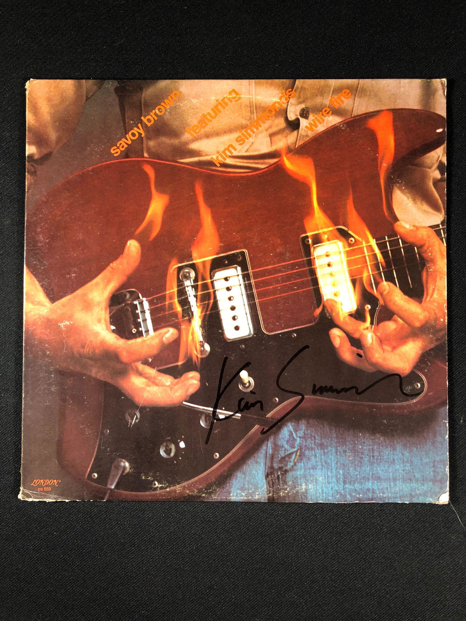 Savoy Brown Featuring Kim Simmonds "Wire Fire" Autographed Album Signed by Kim Simmonds (1 of 6)
