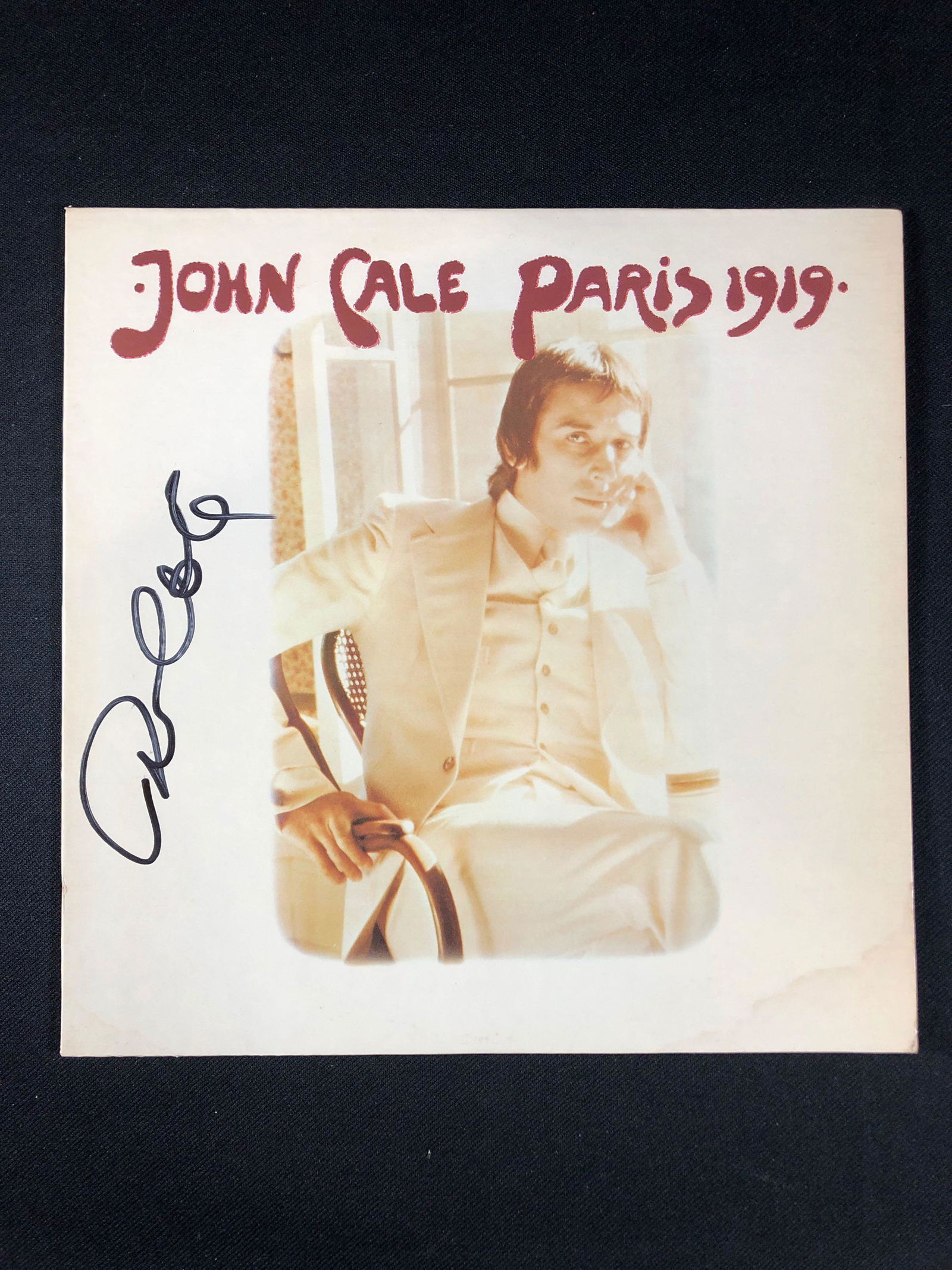 John Cale "Paris 1919" Autographed Album (1 of 4)