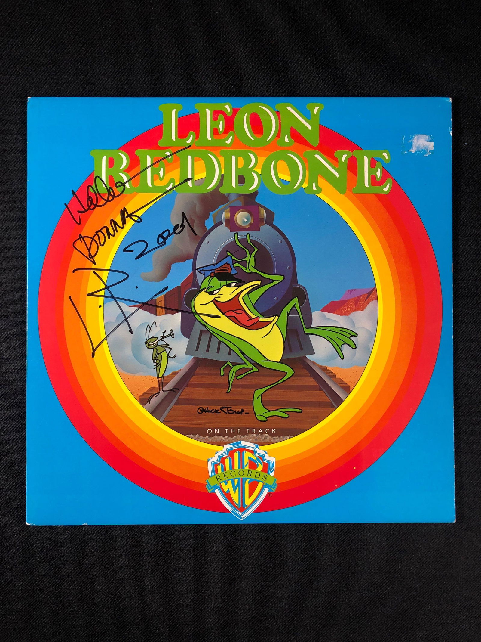 Leon Redbone  "On the Track" Autographed Album (1 of 8)