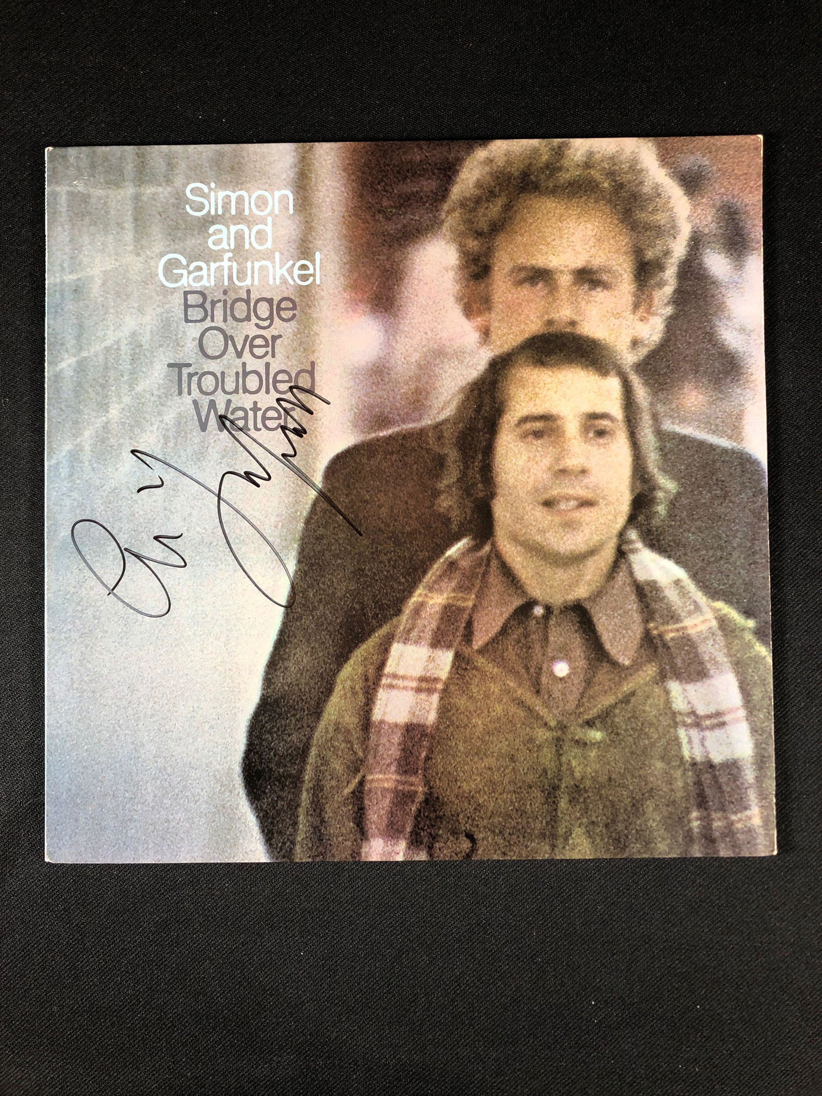 Simon and Garfunkel "Bridge Over Troubled Waters" Autographed Album Signed by Art Garfunkel (1 of 8)