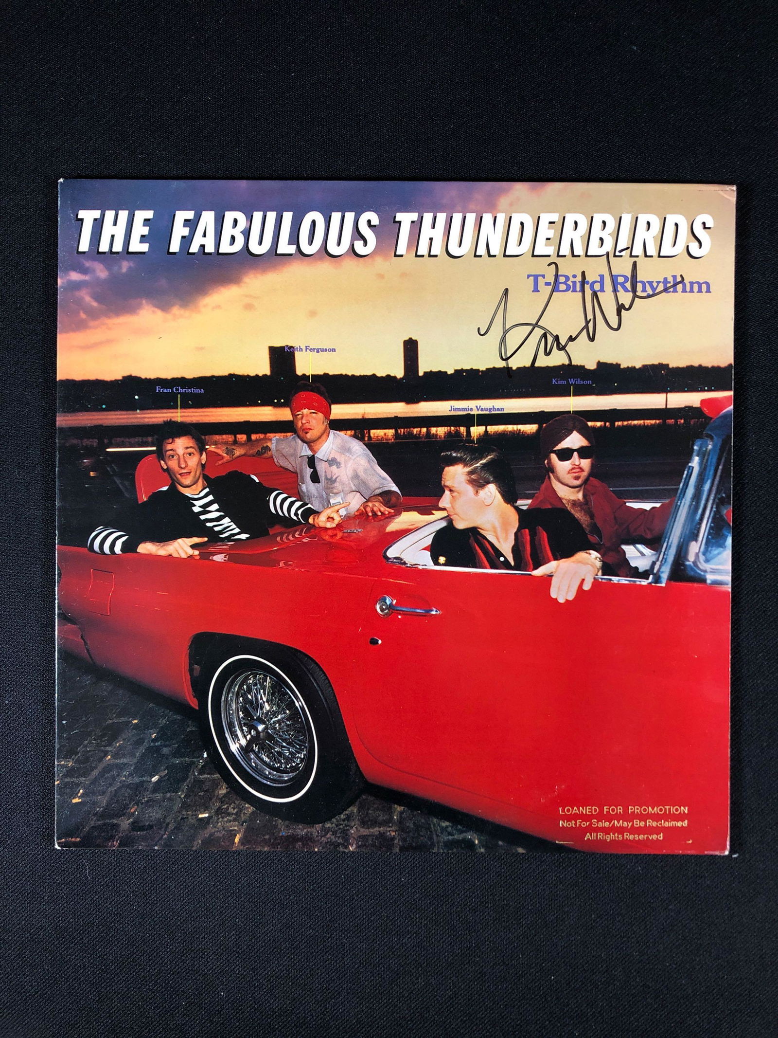 The Fabulous Thunderbirds "T-Bird Rhythm" Autographed Album Signed by Kim Wilson (1 of 6)