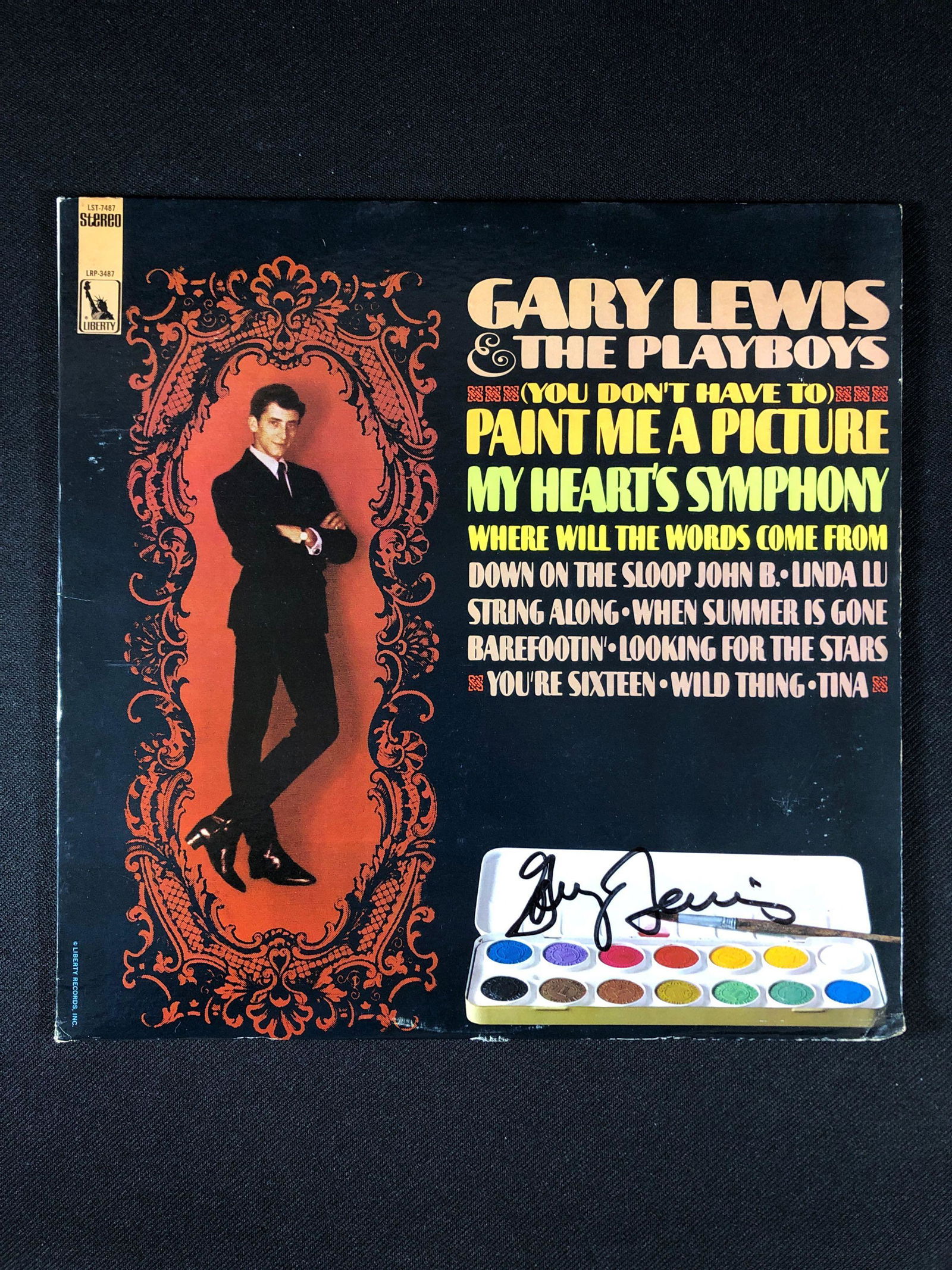 Gary Lewis and The Playboys "You Don't Have To Paint Me a Picture" Autographed Album Signed by Gary (1 of 8)