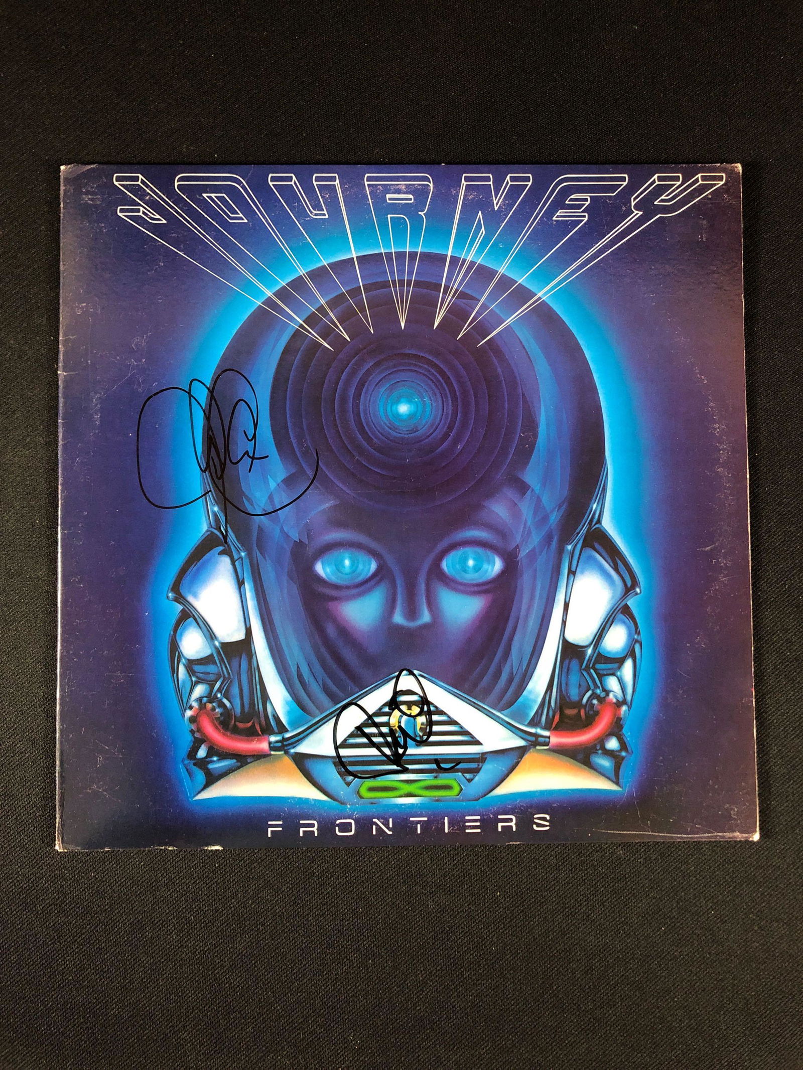 Journey "Frontiers" Autographed Album Signed by Jonathan Cain and Neal Schon (1 of 7)