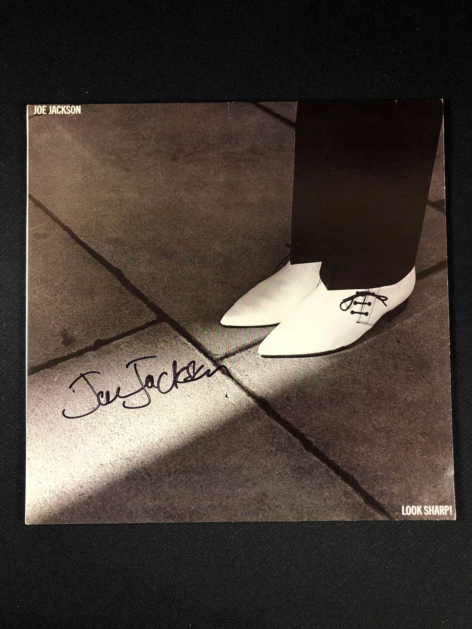 Joe Jackson "Look Sharp" Autographed Album (1 of 8)