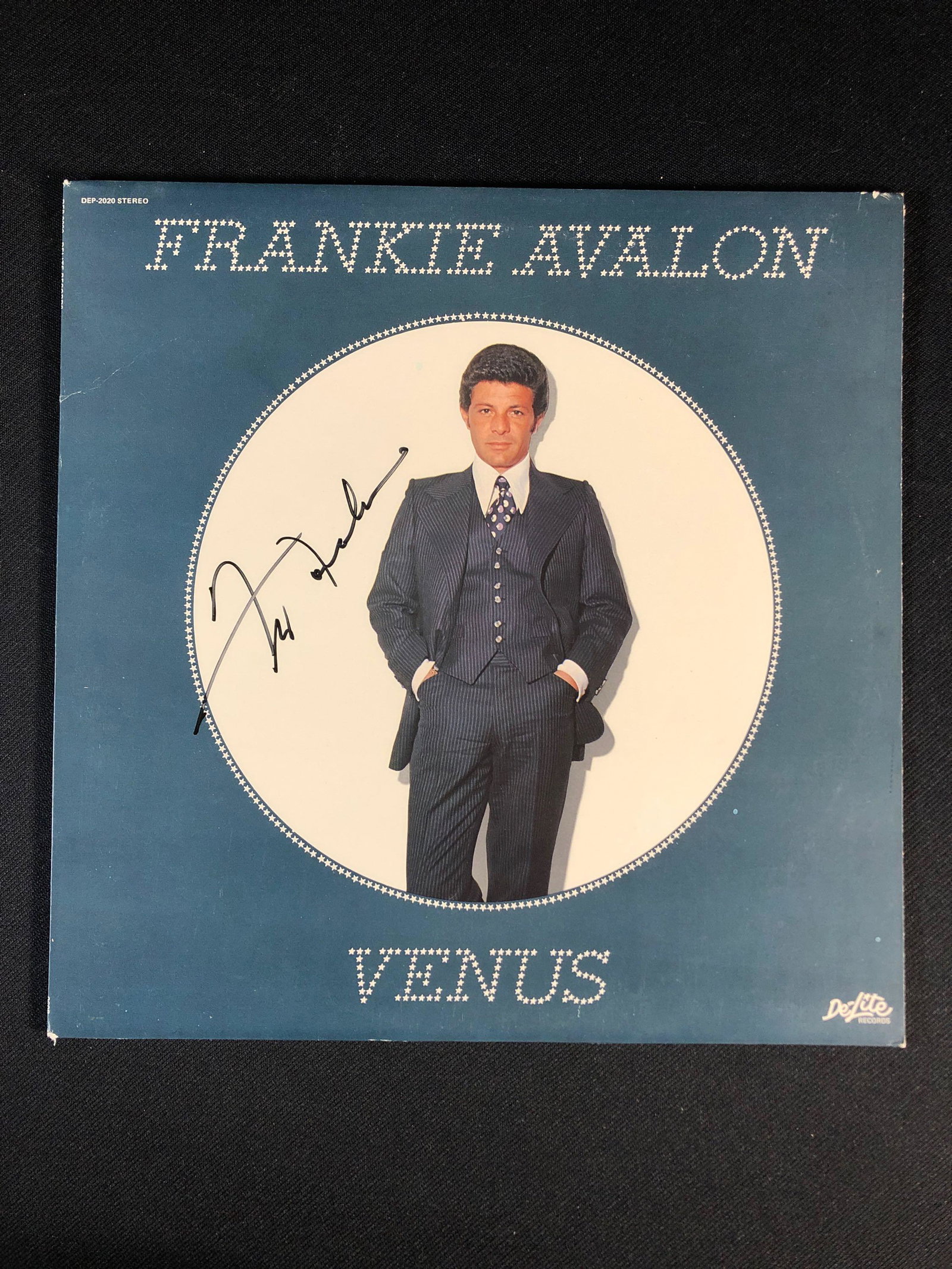 Frankie Avalon "Venus" Autographed Album: ...