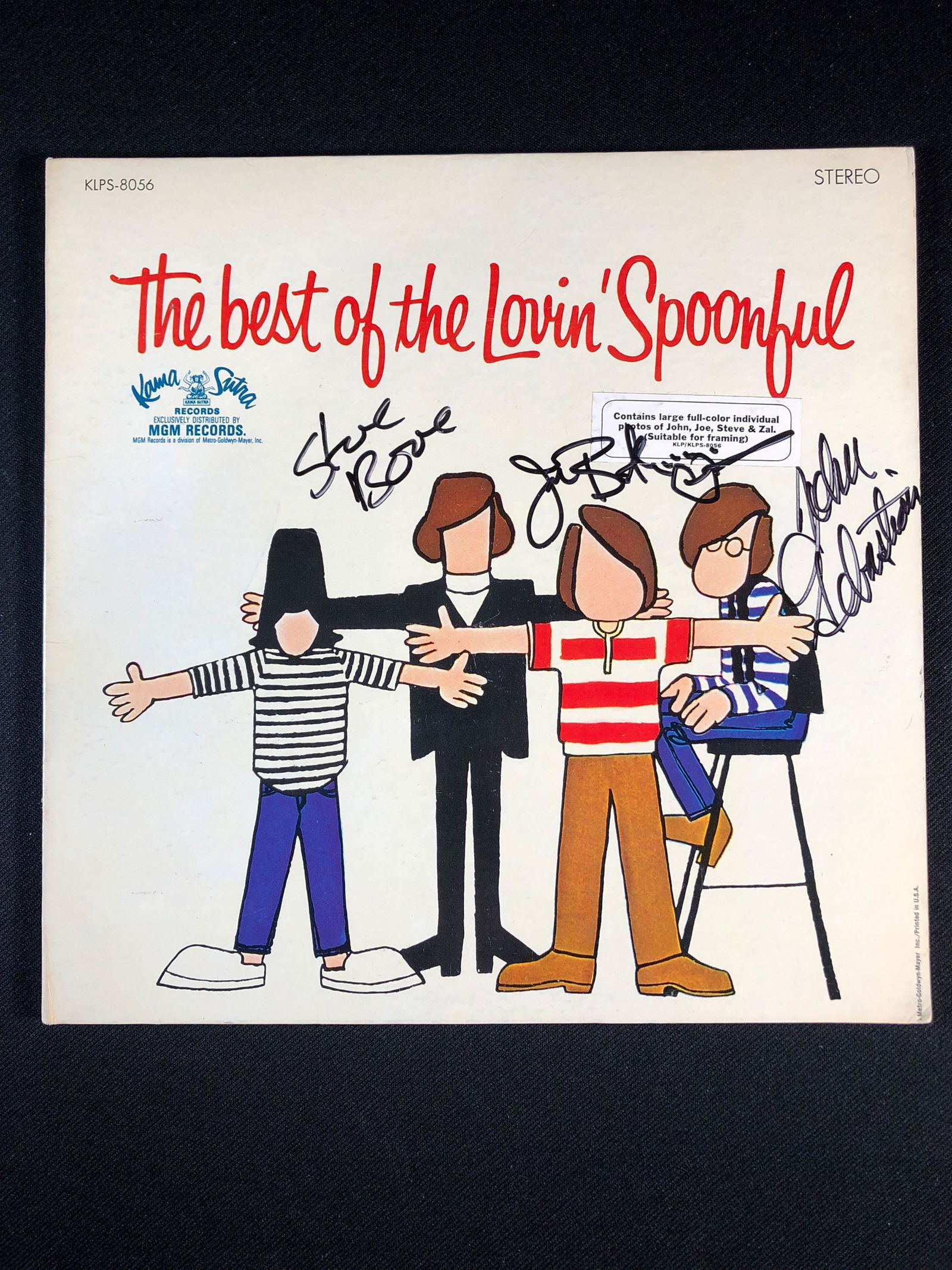 The Lovin' Spoonful "The Best of " Autographed Album (1 of 11)