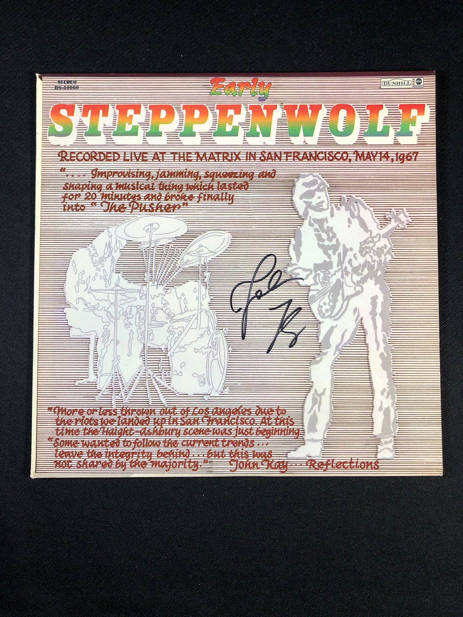 Steppenwolf "Early" Autographed Album Signed by John Kay (1 of 8)