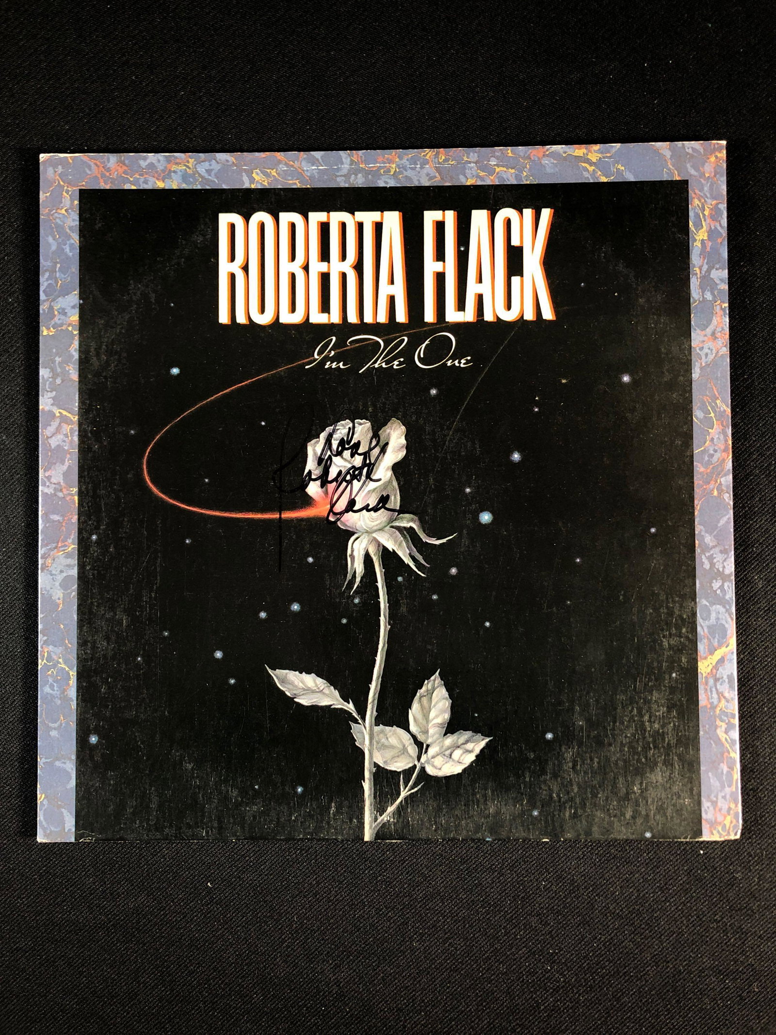 Roberta Flack "I'm The One" Autographed Album: ...