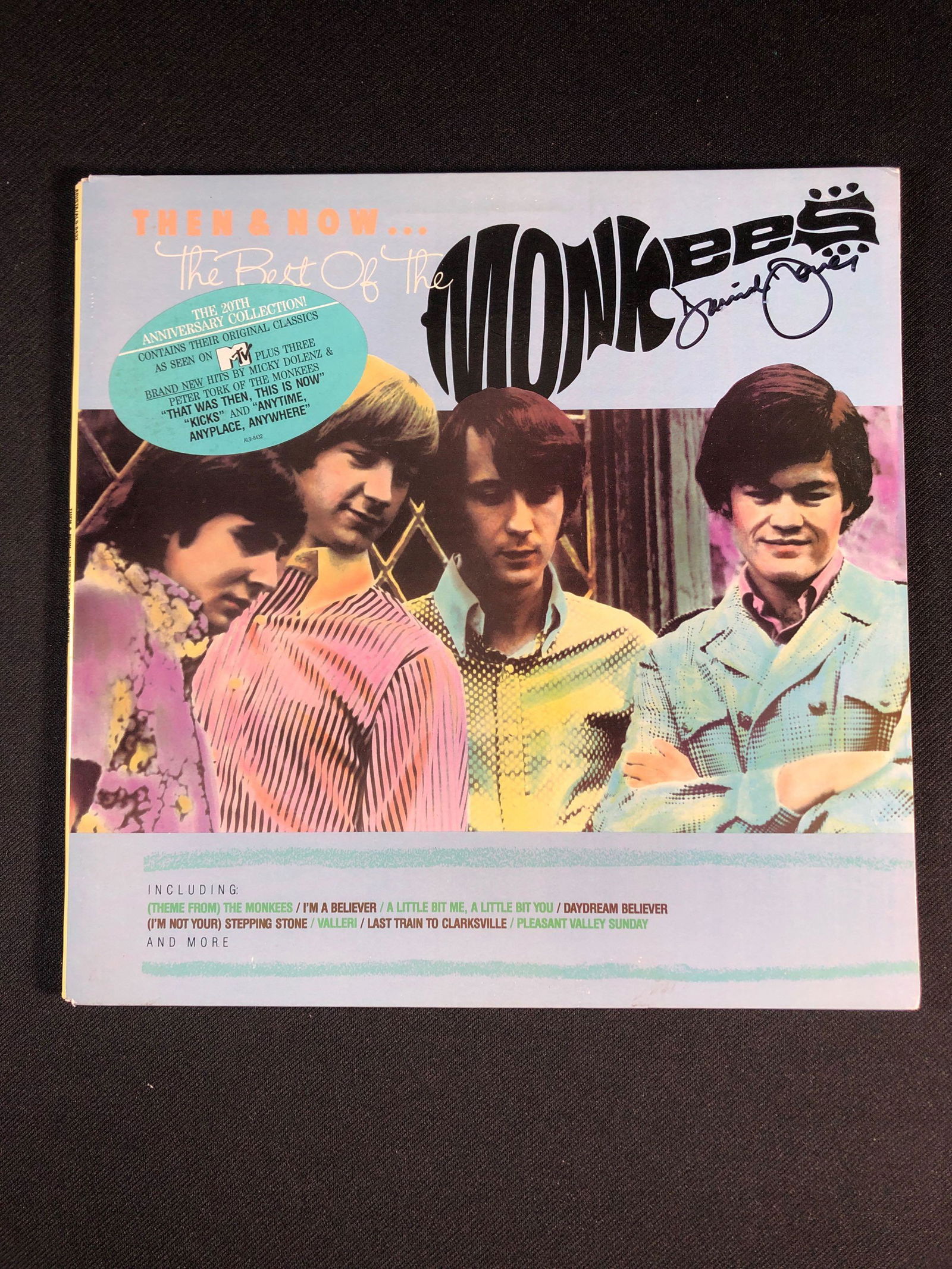 The Monkees "Then and Now" Autographed Album Signed by David Jones (1 of 9)