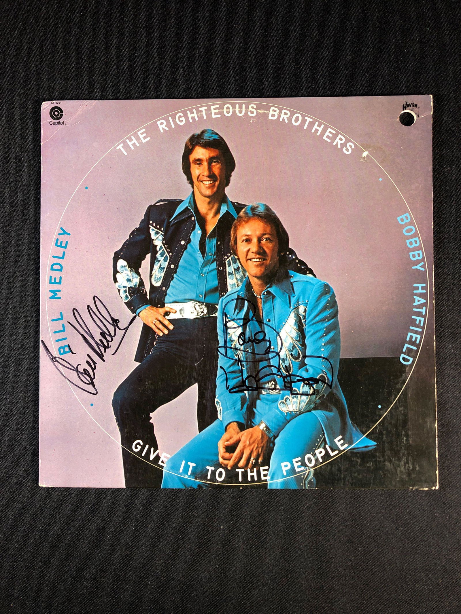 The Righteous Brothers "Give It To The People" Autographed Album (1 of 9)