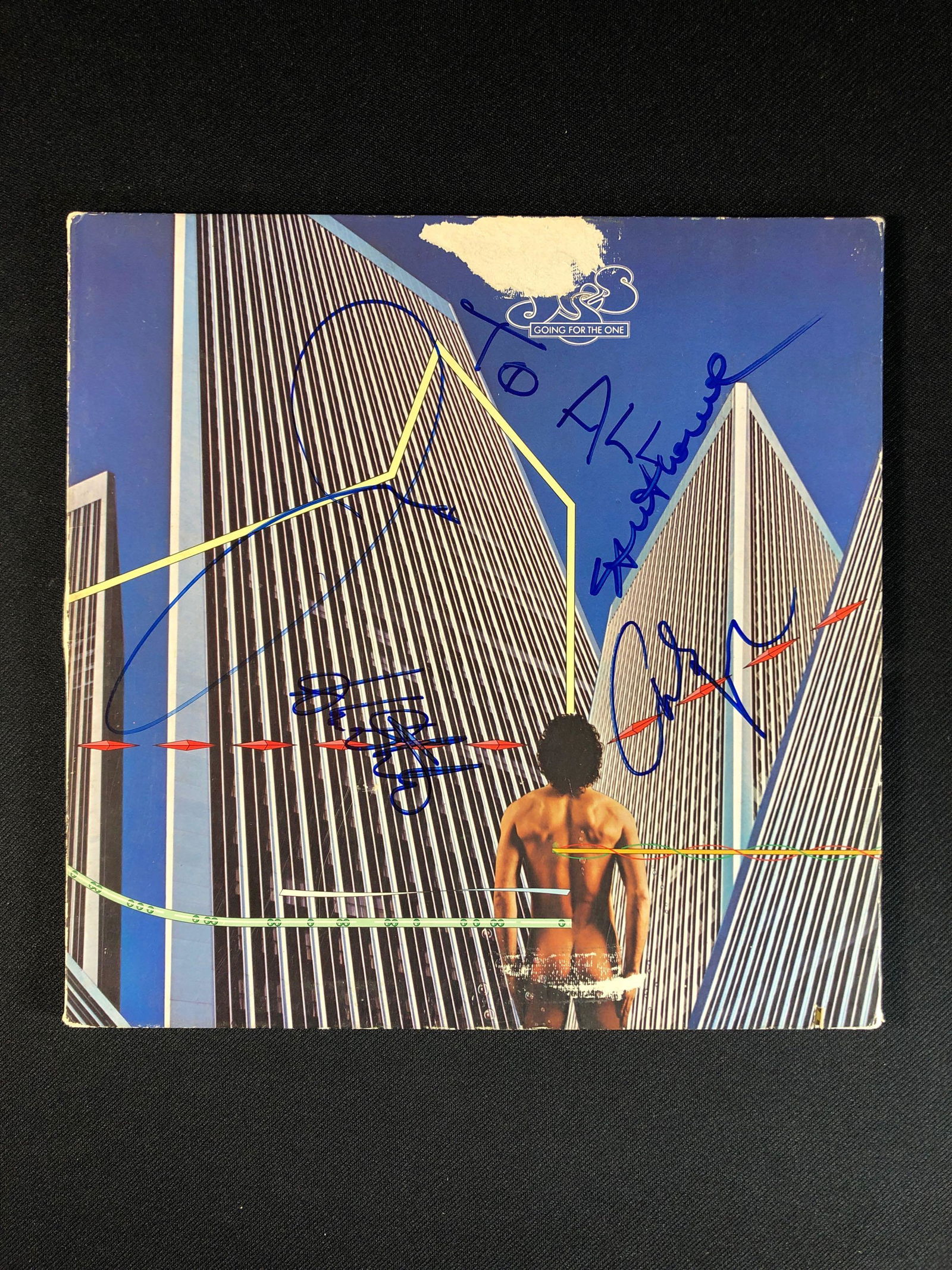 Yes "Going For the One" Autographed Album (1 of 13)