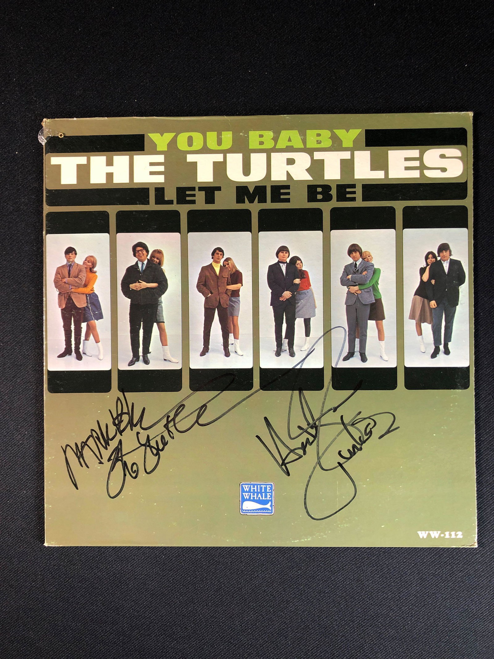 The Turtles "You Baby" Autographed Album: Signed by Mark Volman and Howard Kaylan