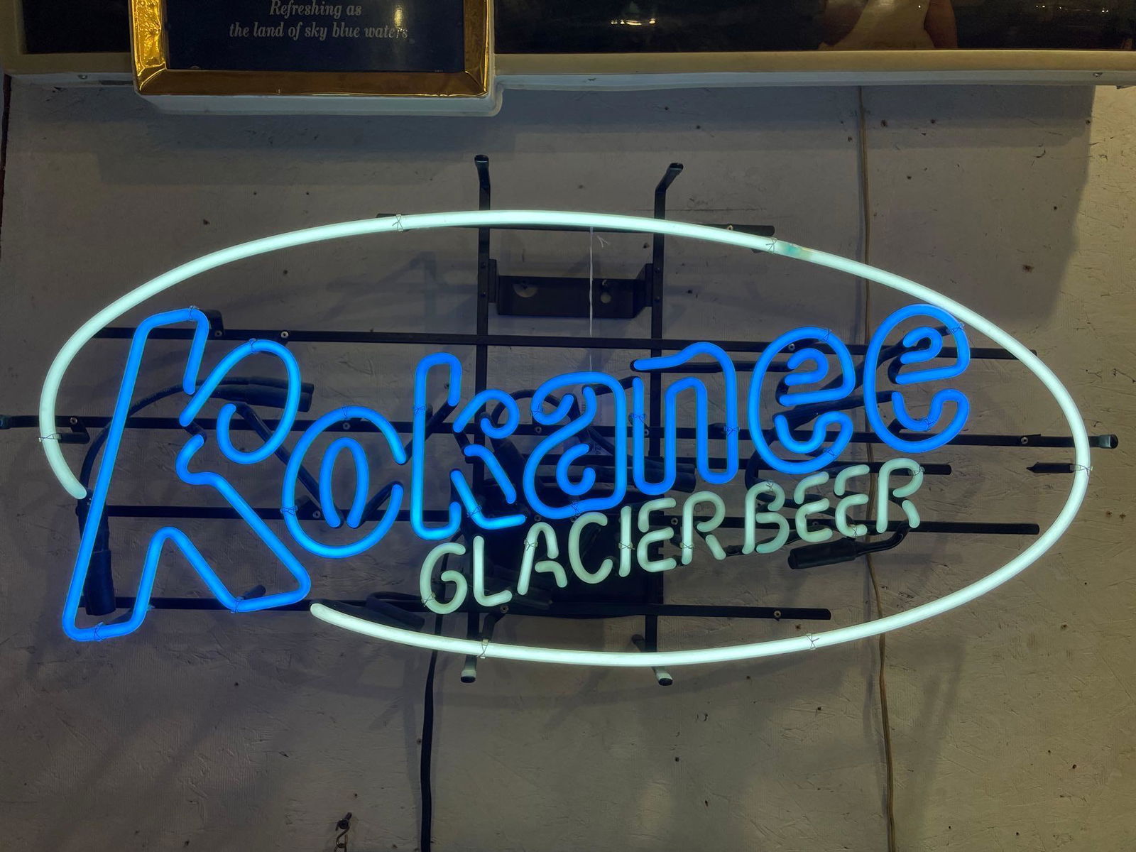 Kokanee Glacier Beer Neon Sign 15" x 34" (0243) on Jun 10, 2022