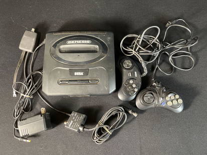 Sega Gaming System W/ 2 Controllers and (12) Games: Sega Genesis "Streets of Rage 3" In Original box w/ Instruction Manual (5) Football Genesis Sega Games (3) Madden Genesis Sega Games (2) NFL 95' & 96' Madden (2) NFL 94'& 97', (1) ES