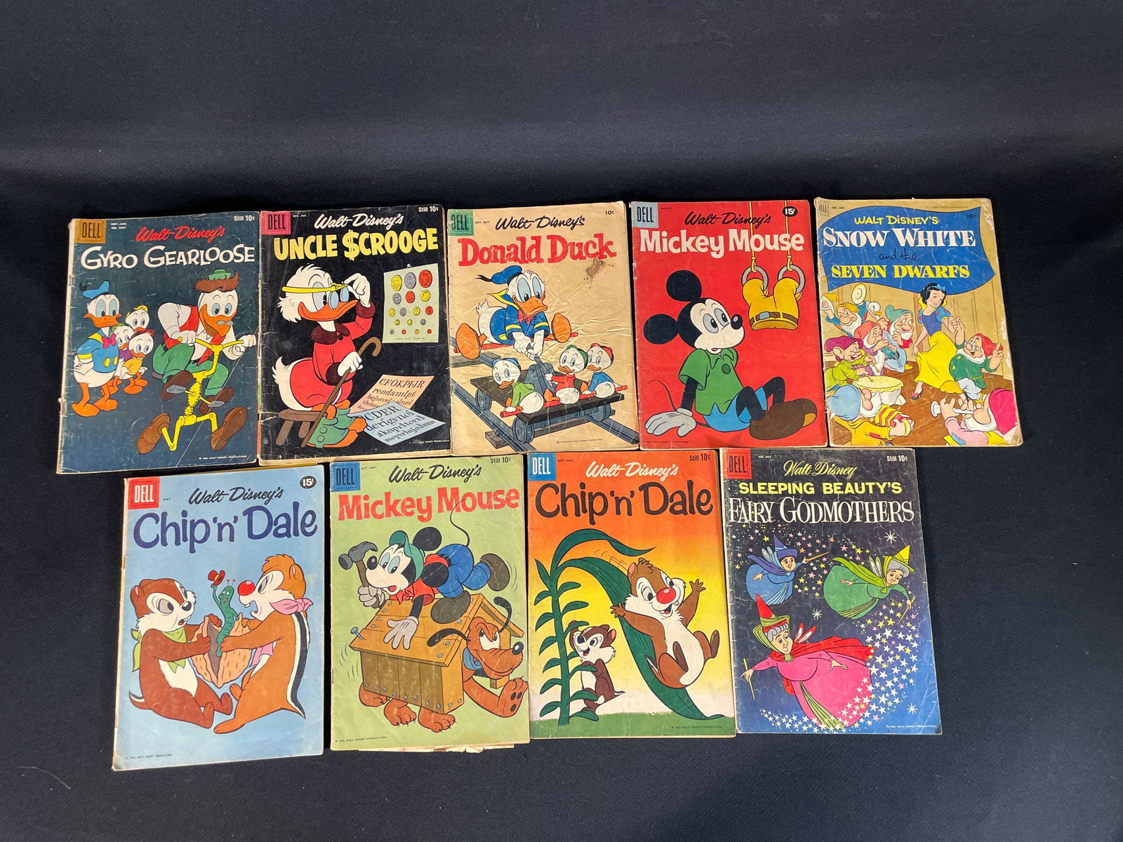 (9) Walt Disney Dell Comic Books (1 of 19)