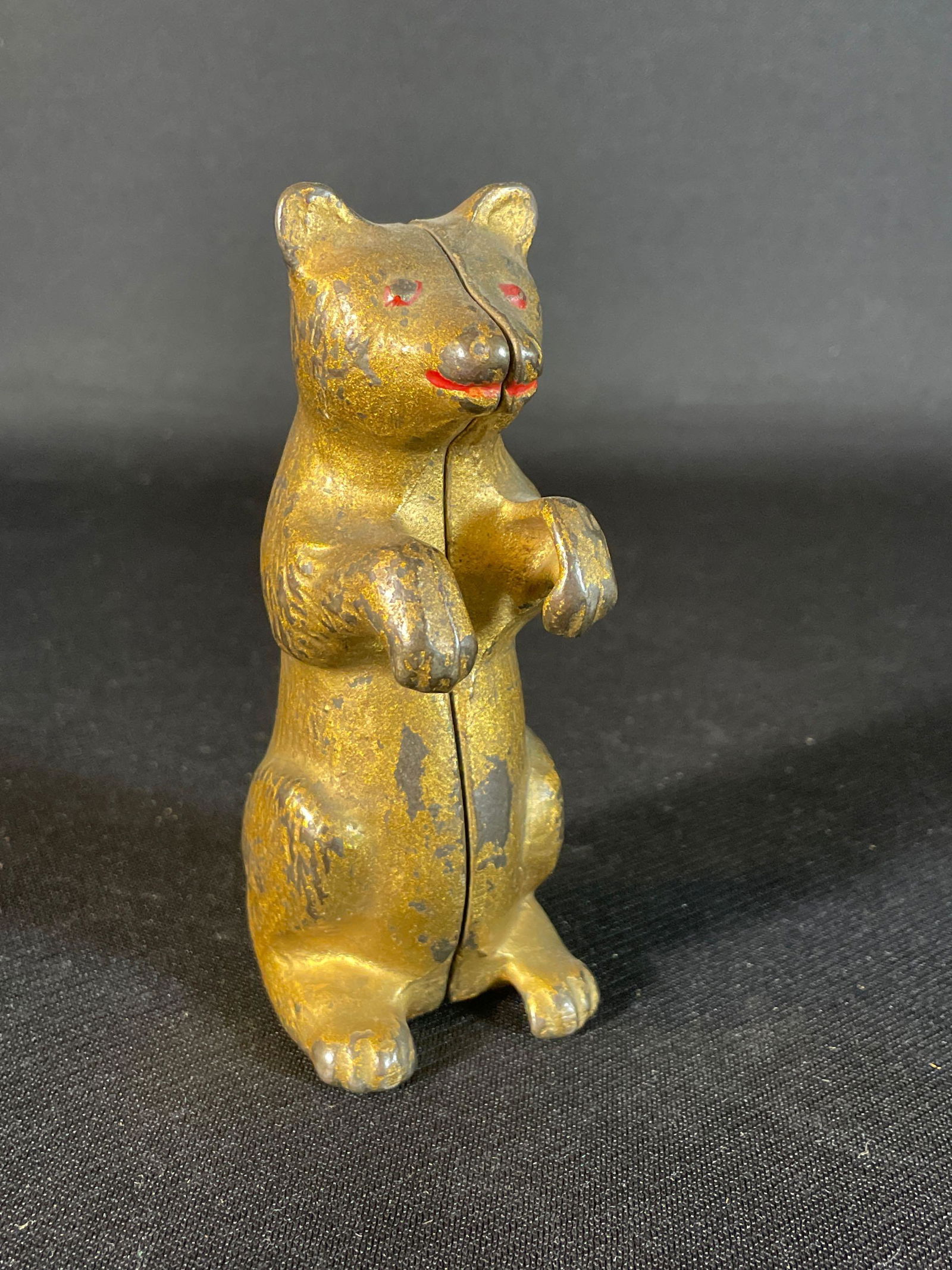 Cast Iron Bear Bank 5-1/2" Tall (1 of 2)