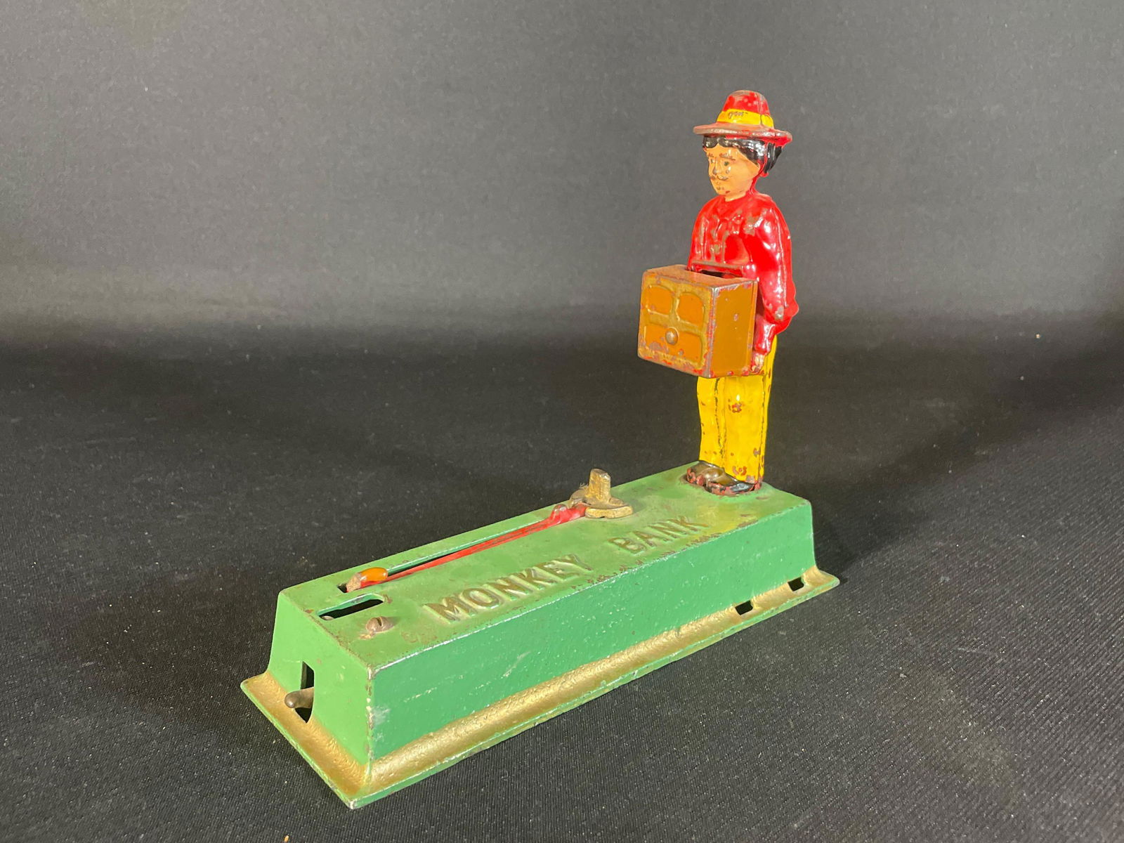 Hubley Mechanical "Monkey Bank" (Monkey is missing) (1 of 4)