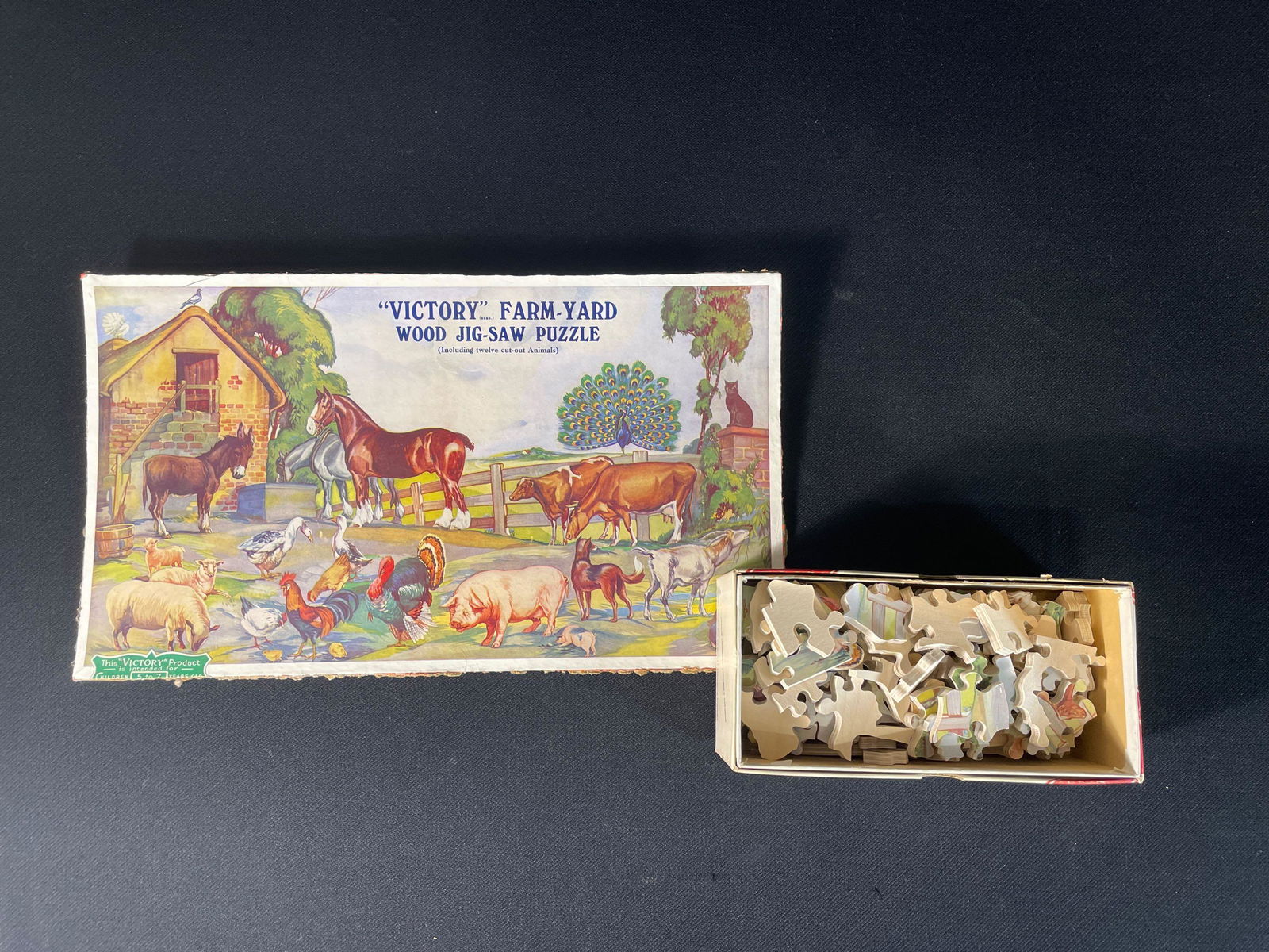 Victory Farm-Yard Wood Jig-Saw Puzzle (1 of 1)
